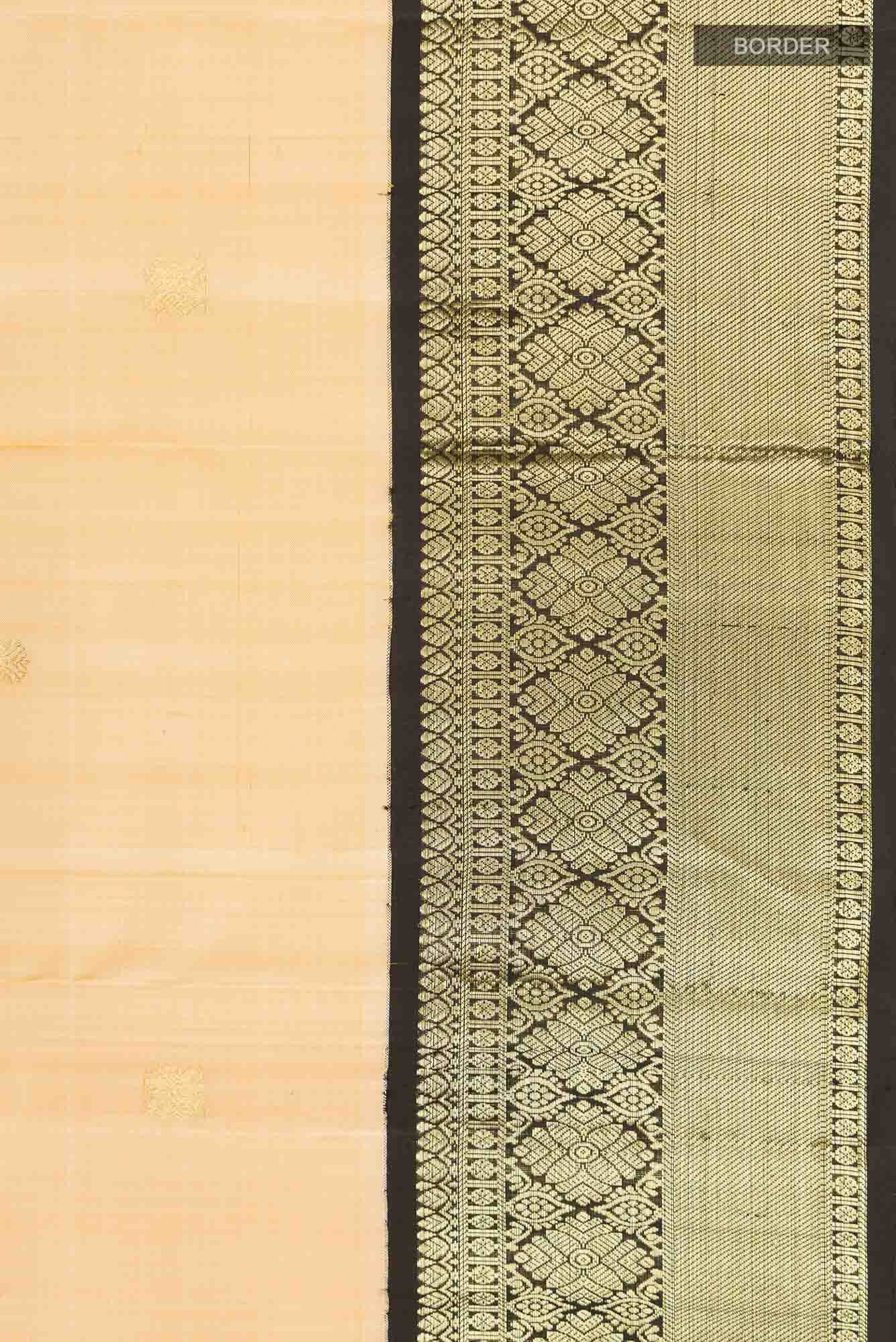 Sandal Kanjivaram Silk Saree