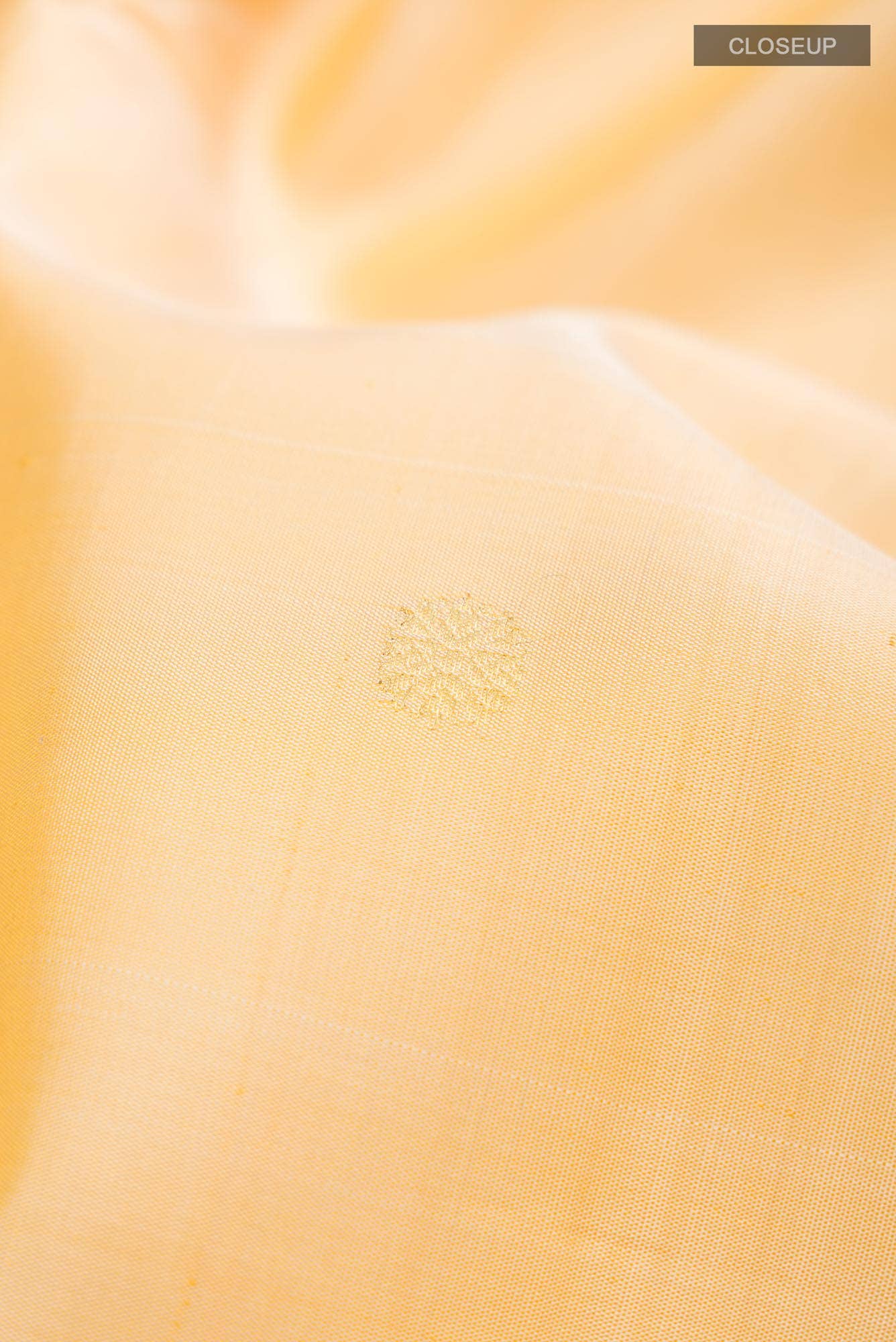 Yellow Kanchipuram Silk Saree