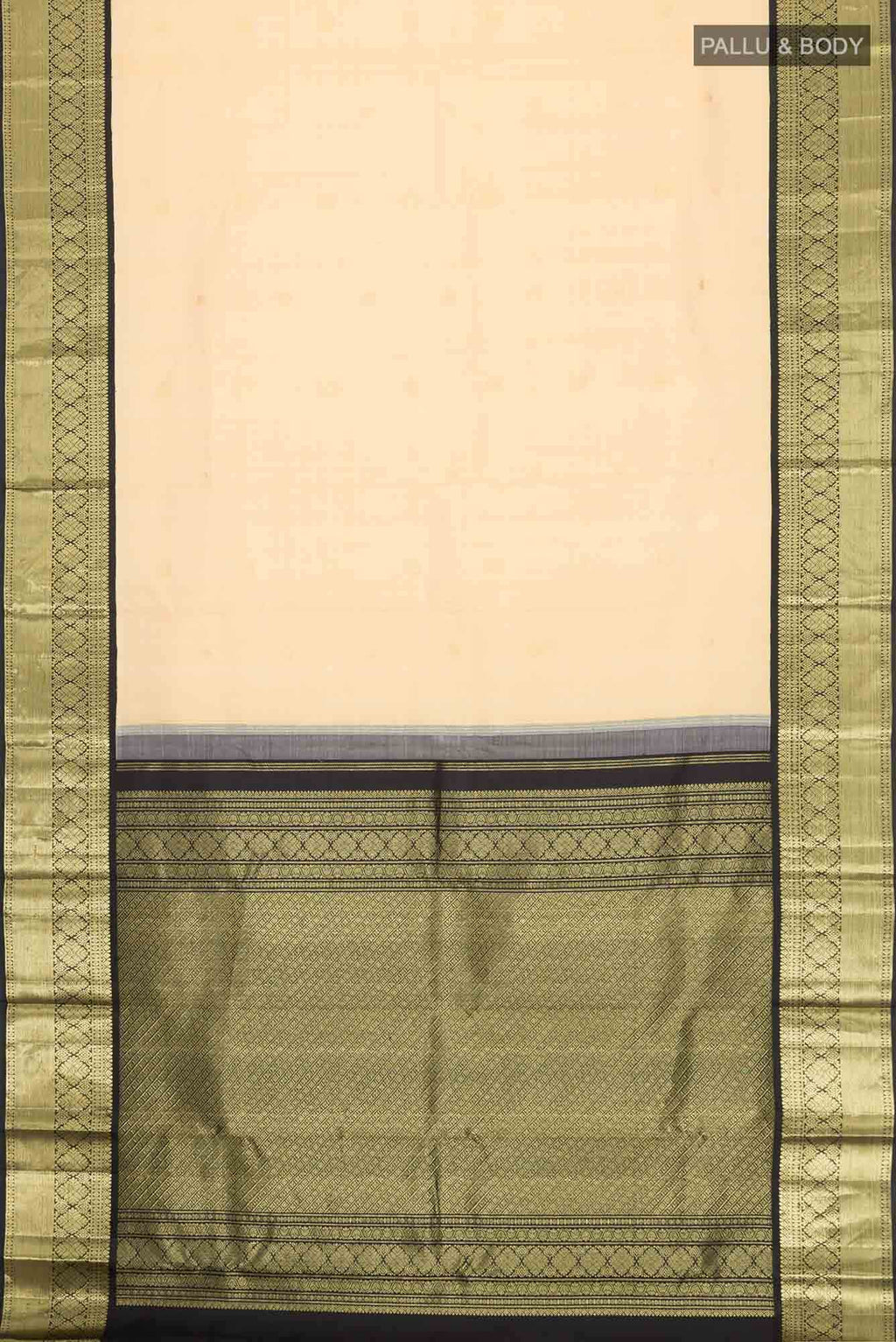 Yellow Kanchipuram Silk Saree