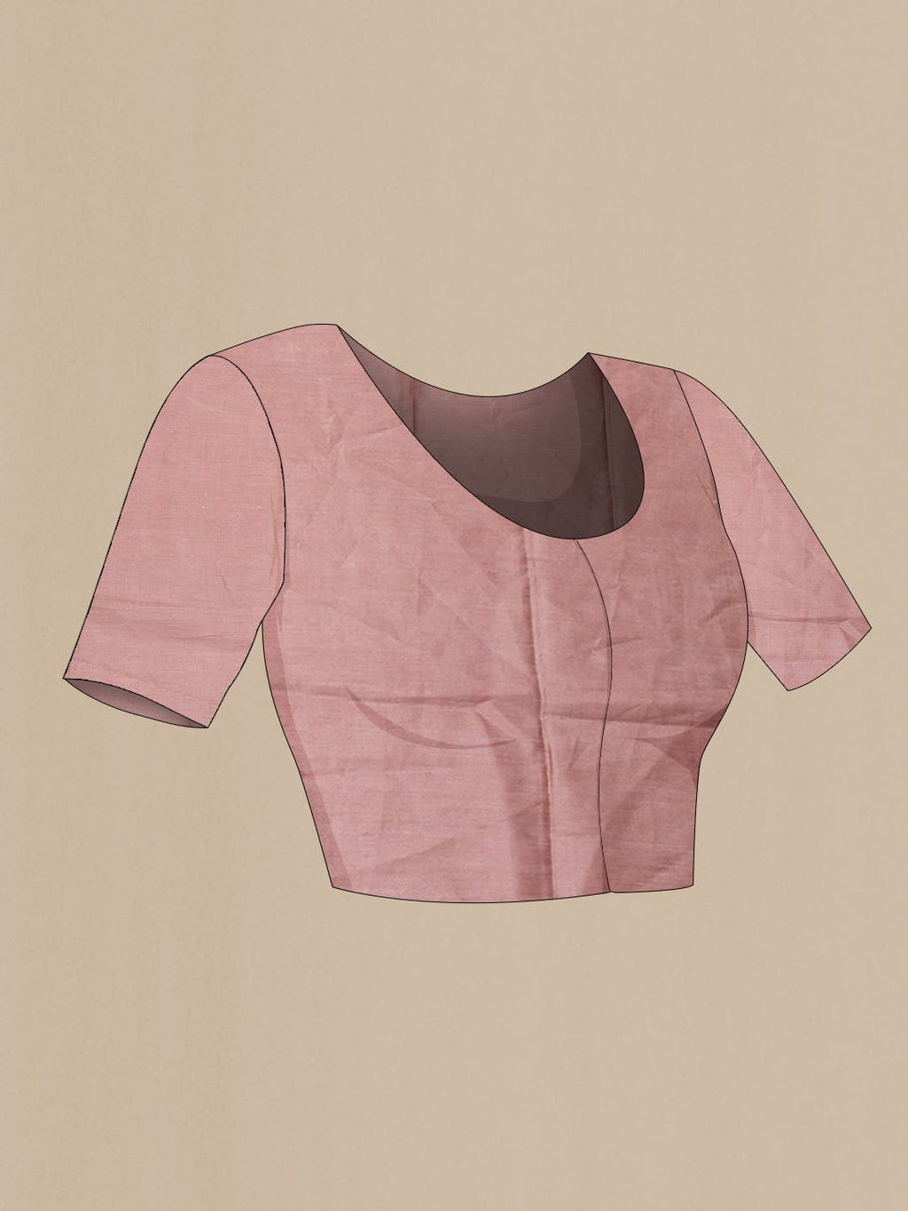 Blue Tussar Silk Saree