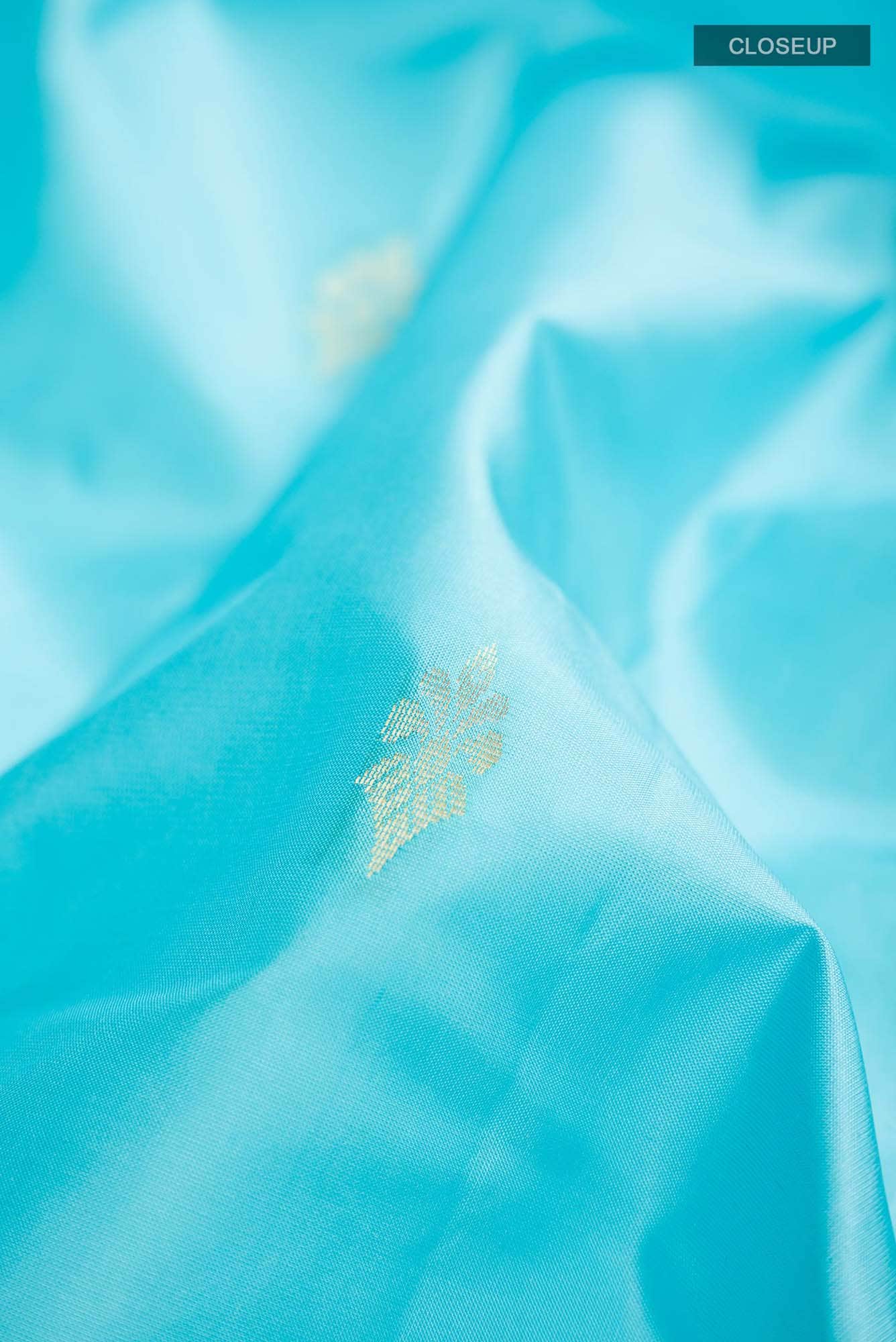 Blue Kanchipuram Silk Saree