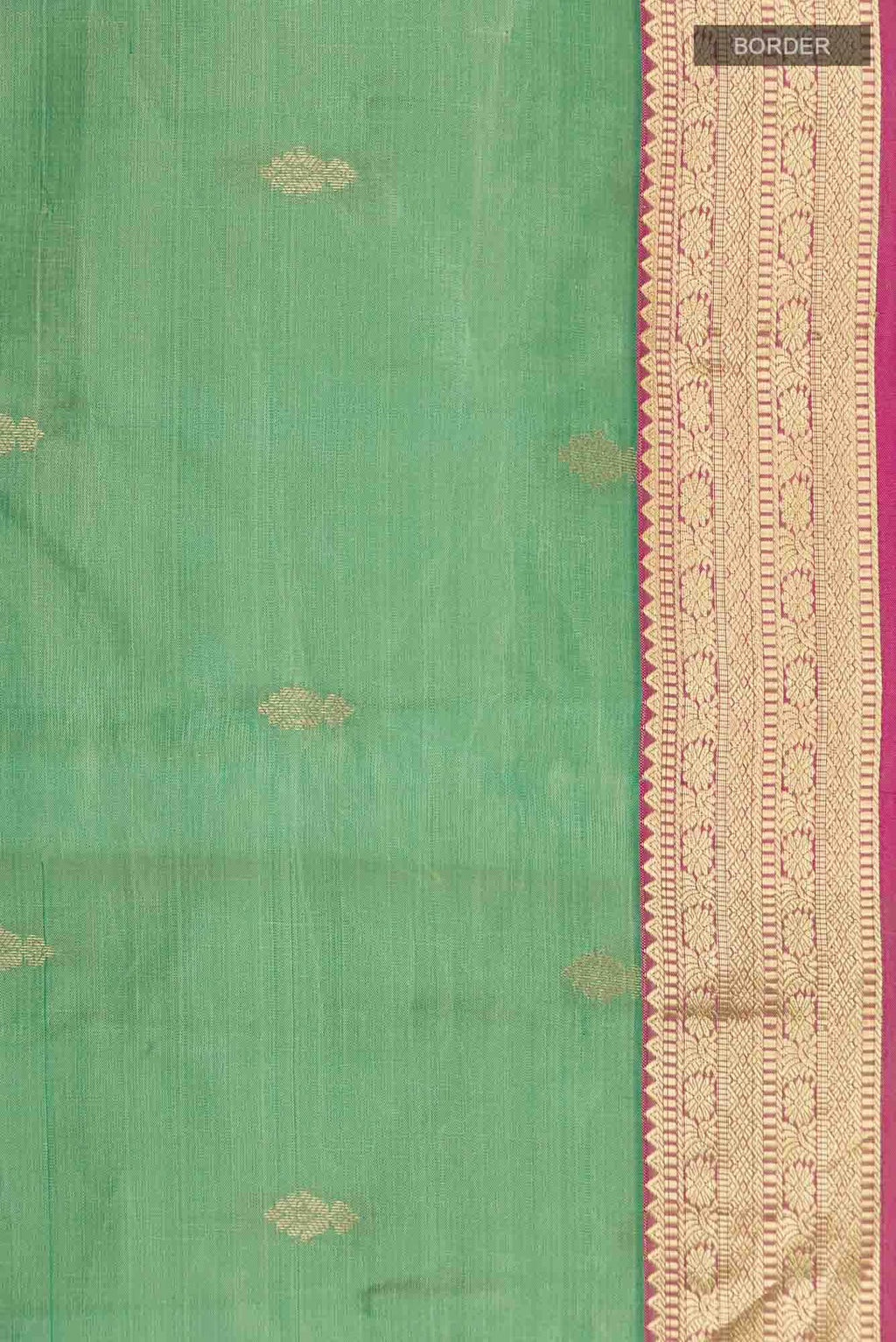 Green Dual Tone Kanchipuram Silk Saree