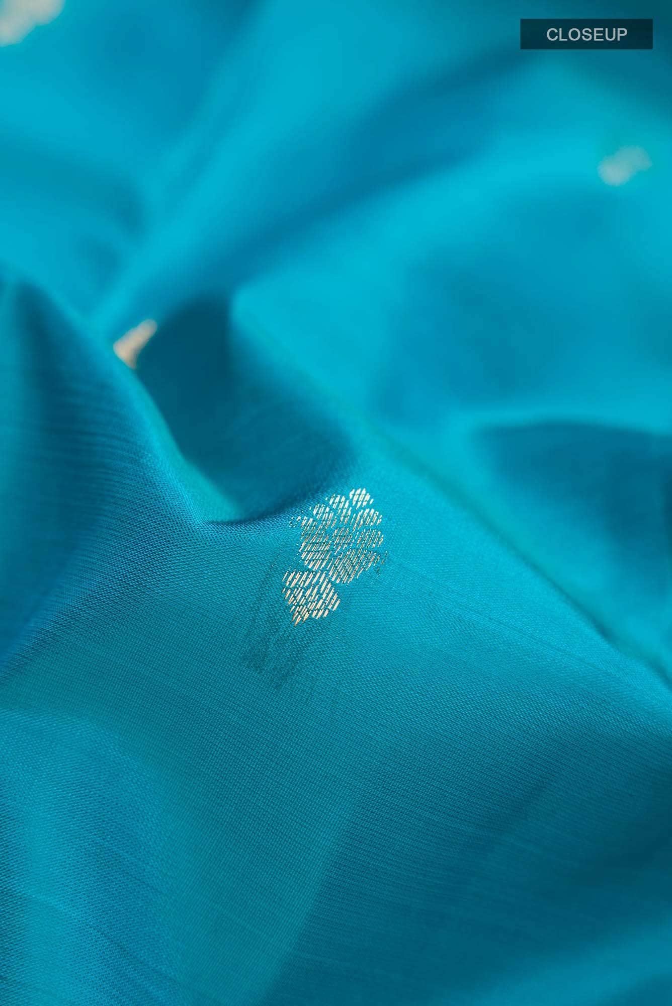 Blue Kanchipuram Silk Saree