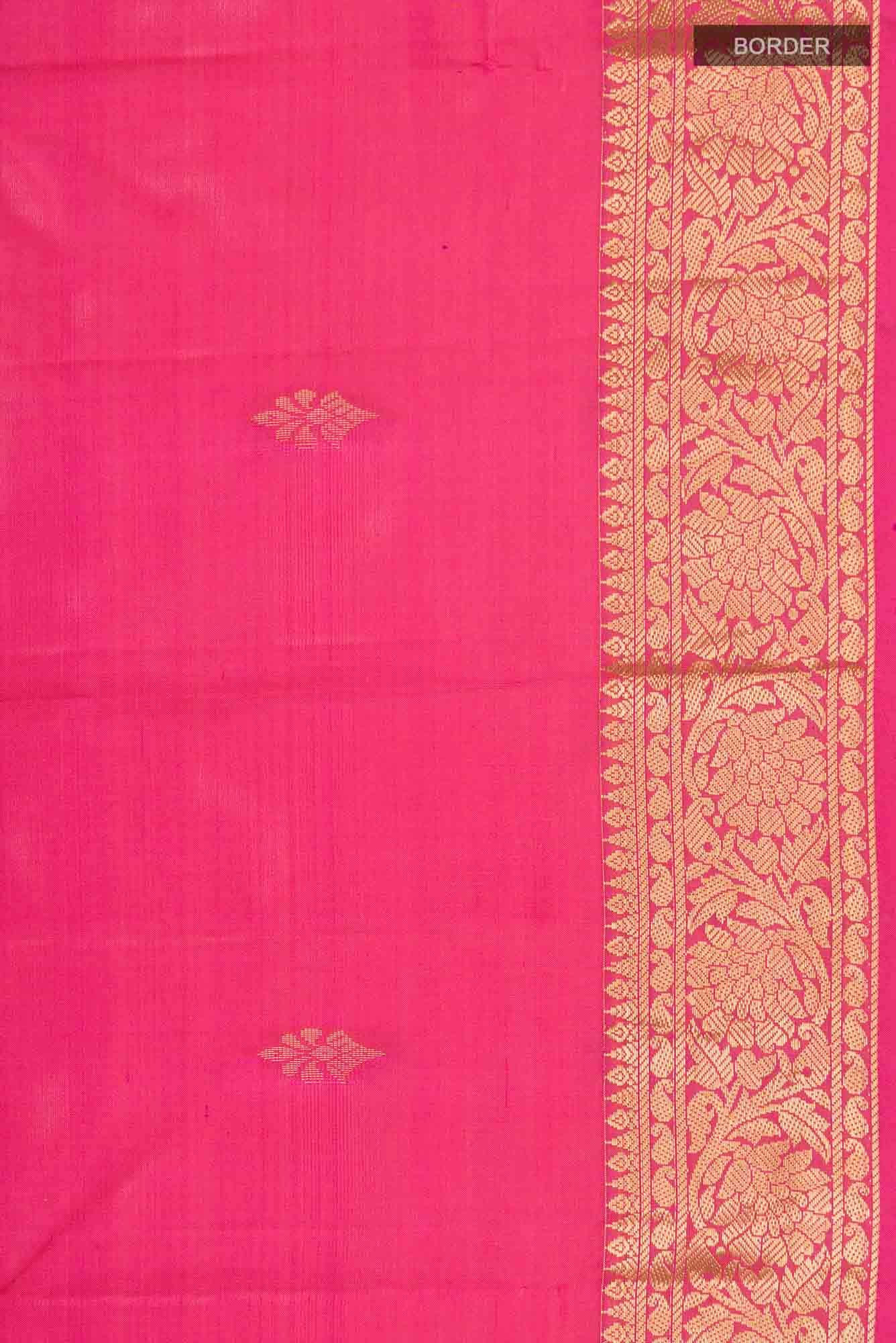 Pink Kanchipuram Silk Saree