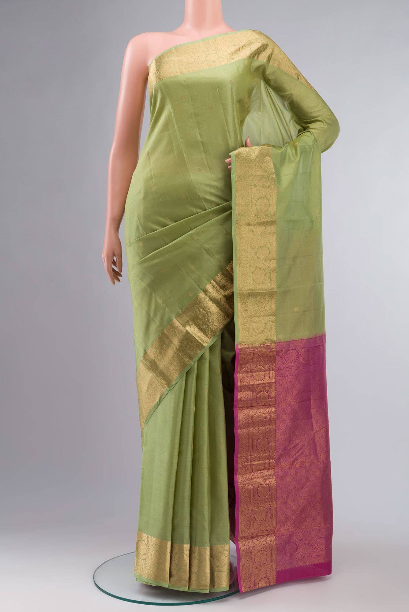 Green Kanchipuram Silk Saree