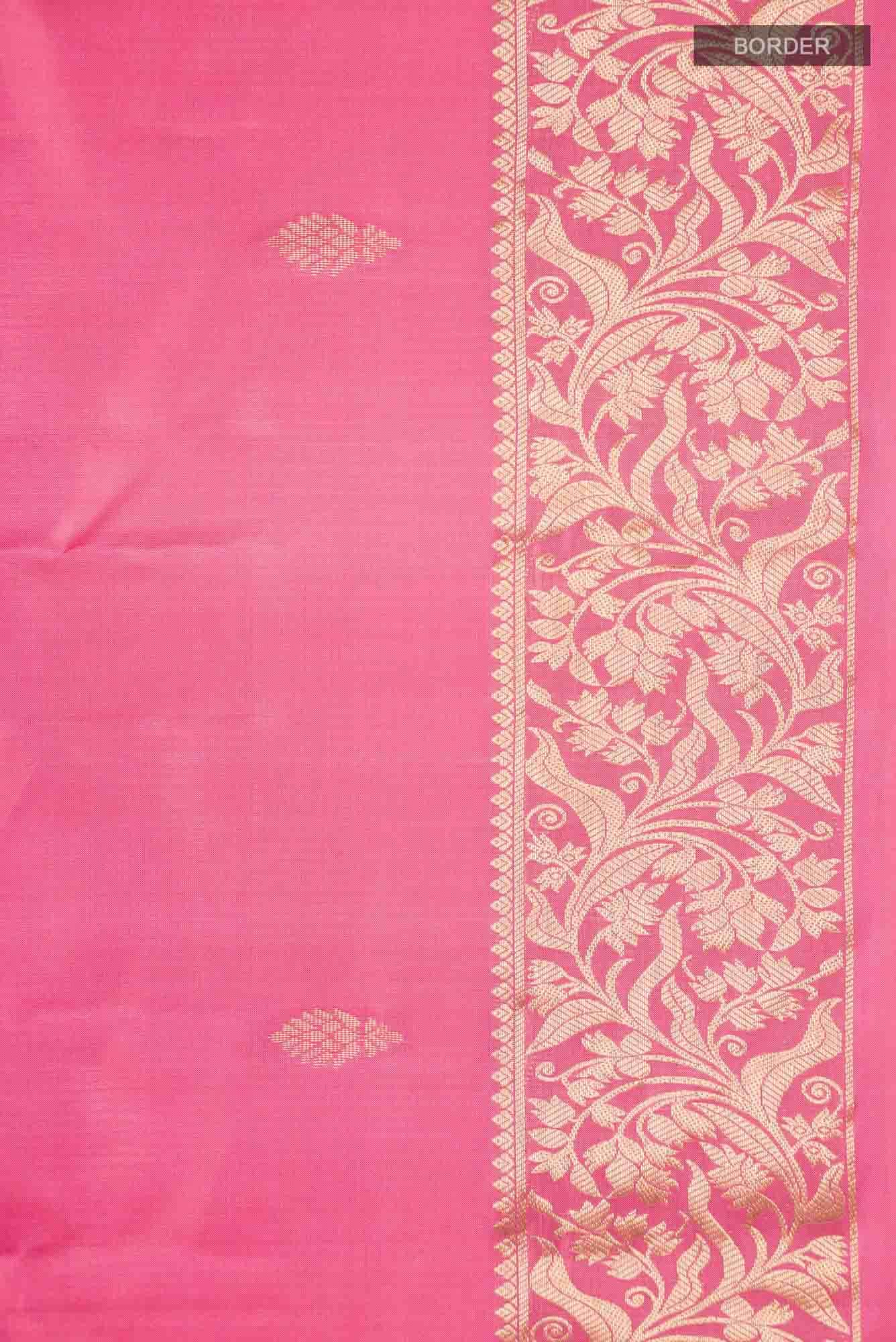 Pink Kanchipuram Silk Saree