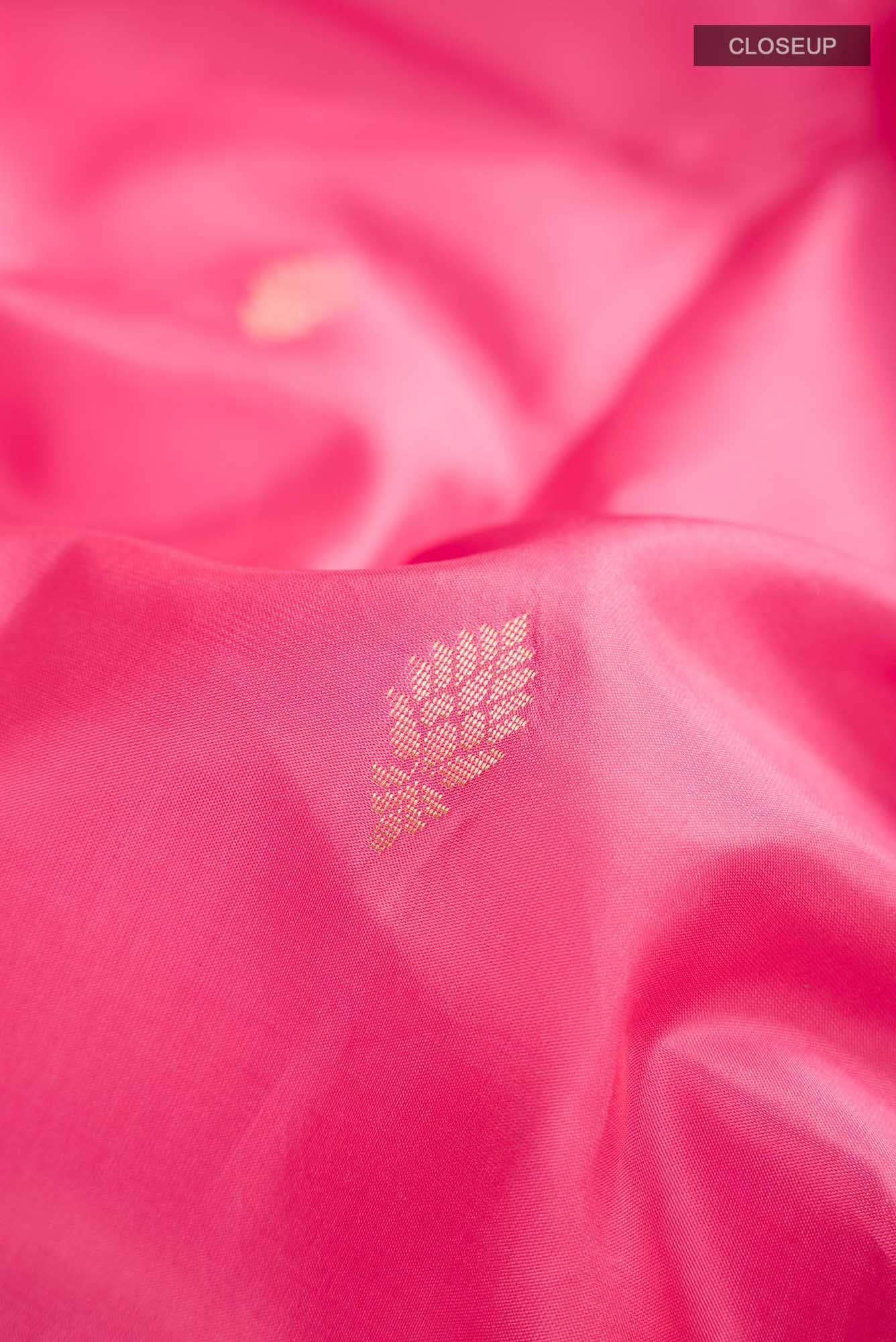 Pink Kanchipuram Silk Saree