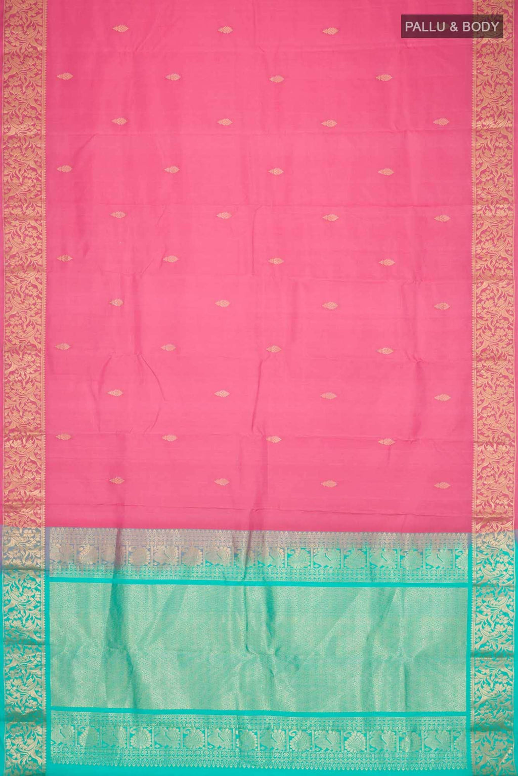 Pink Kanchipuram Silk Saree