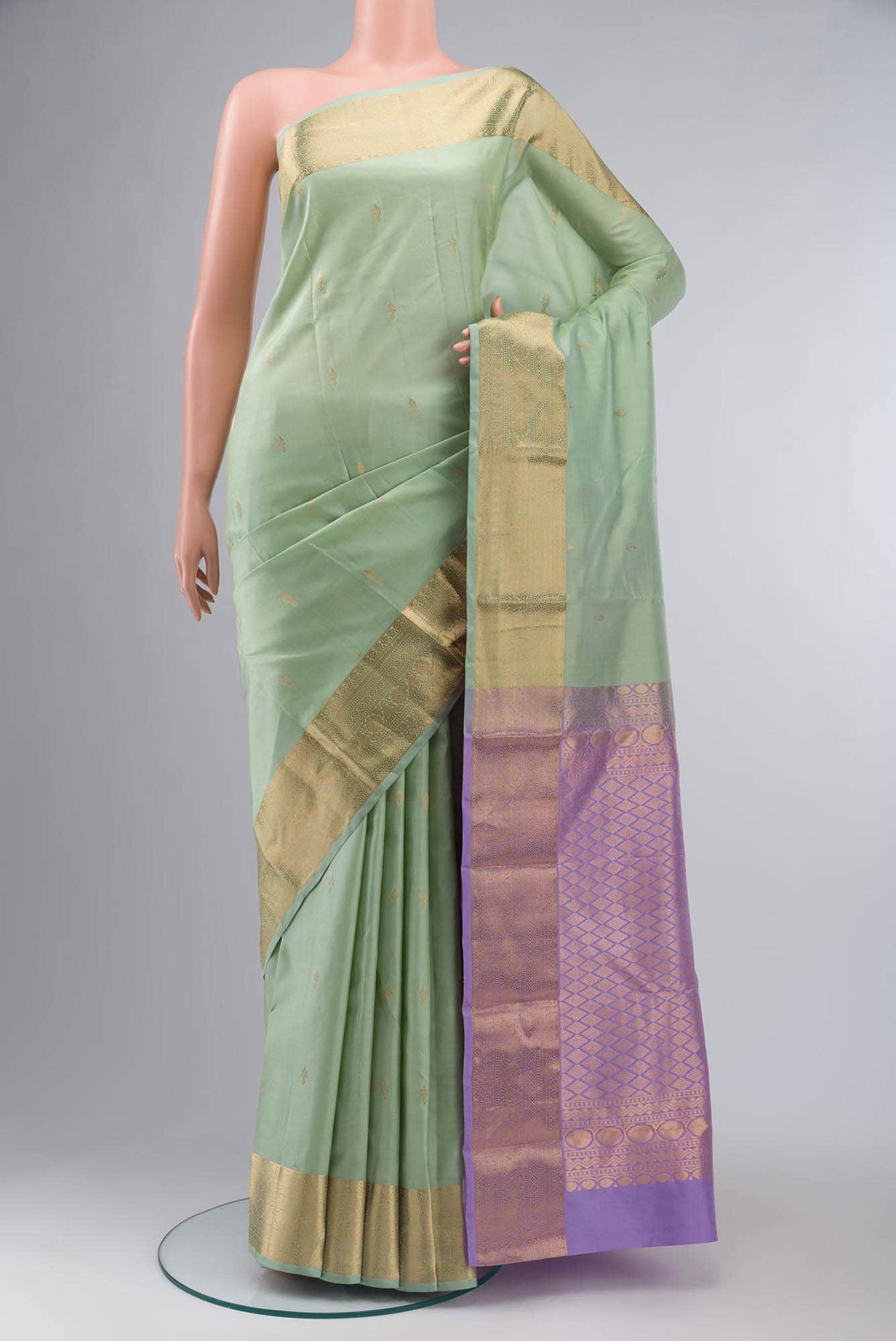 Green Kanchipuram Silk Saree