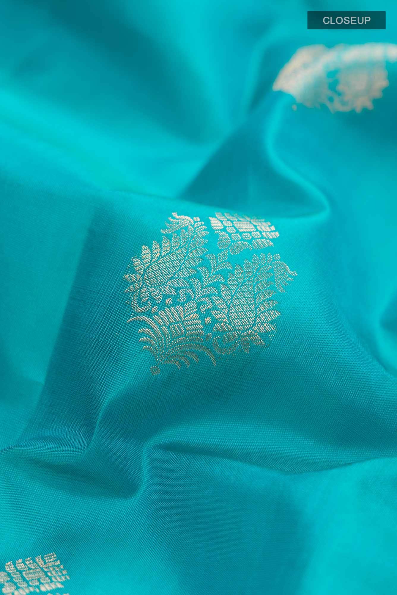 Blue Kanchipuram Silk Saree