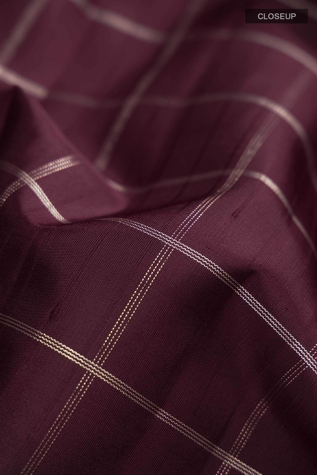 Coffee Brown Kanchipuram Silk Saree