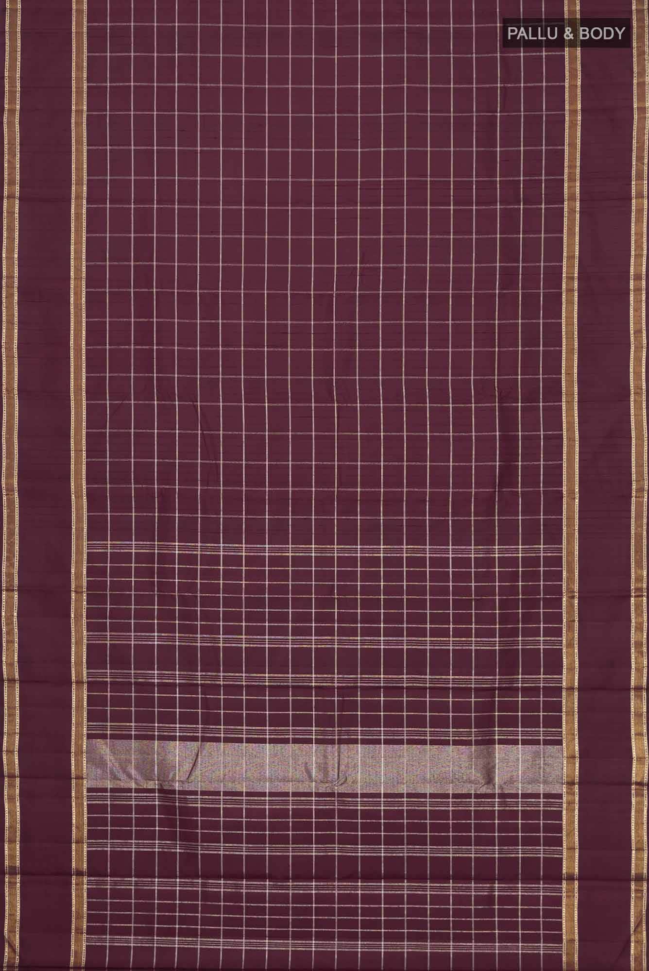 Coffee Brown Kanchipuram Silk Saree