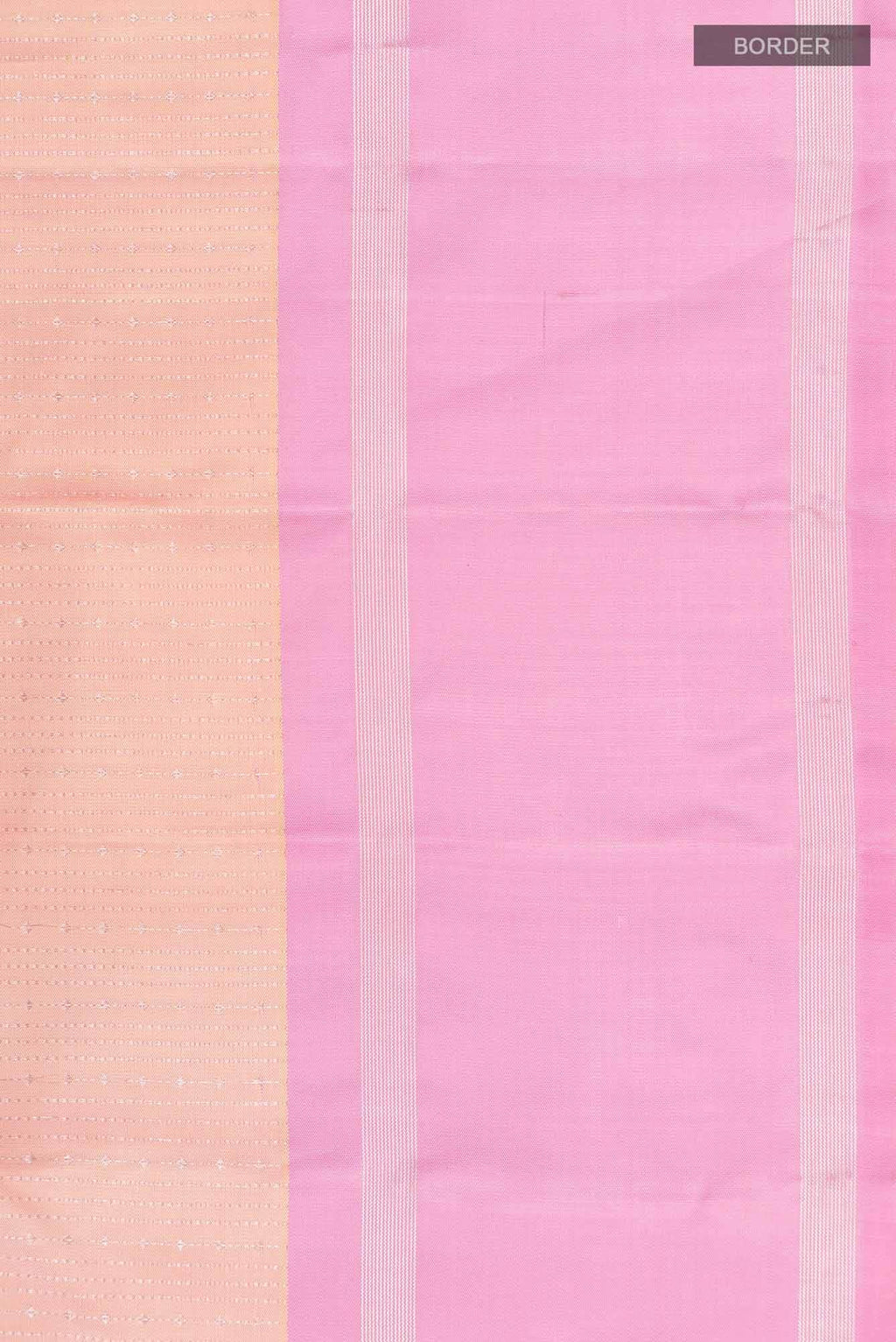 Peach Kanchipuram Silk Saree