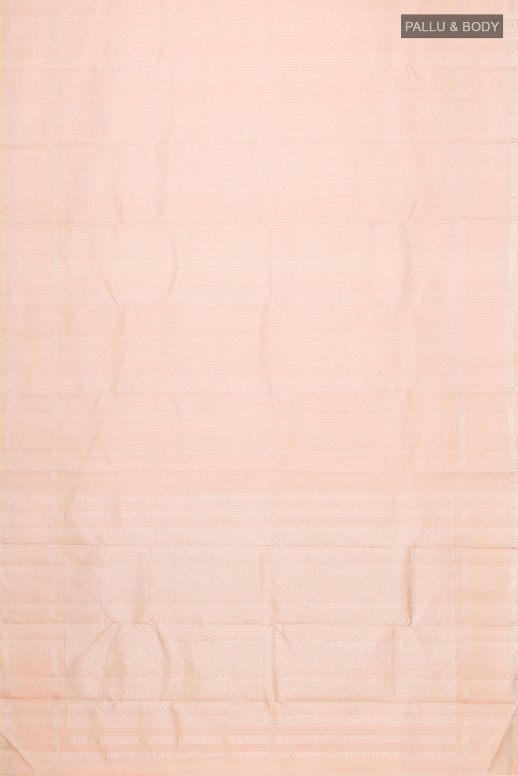 Peach Kanchipuram Silk Saree