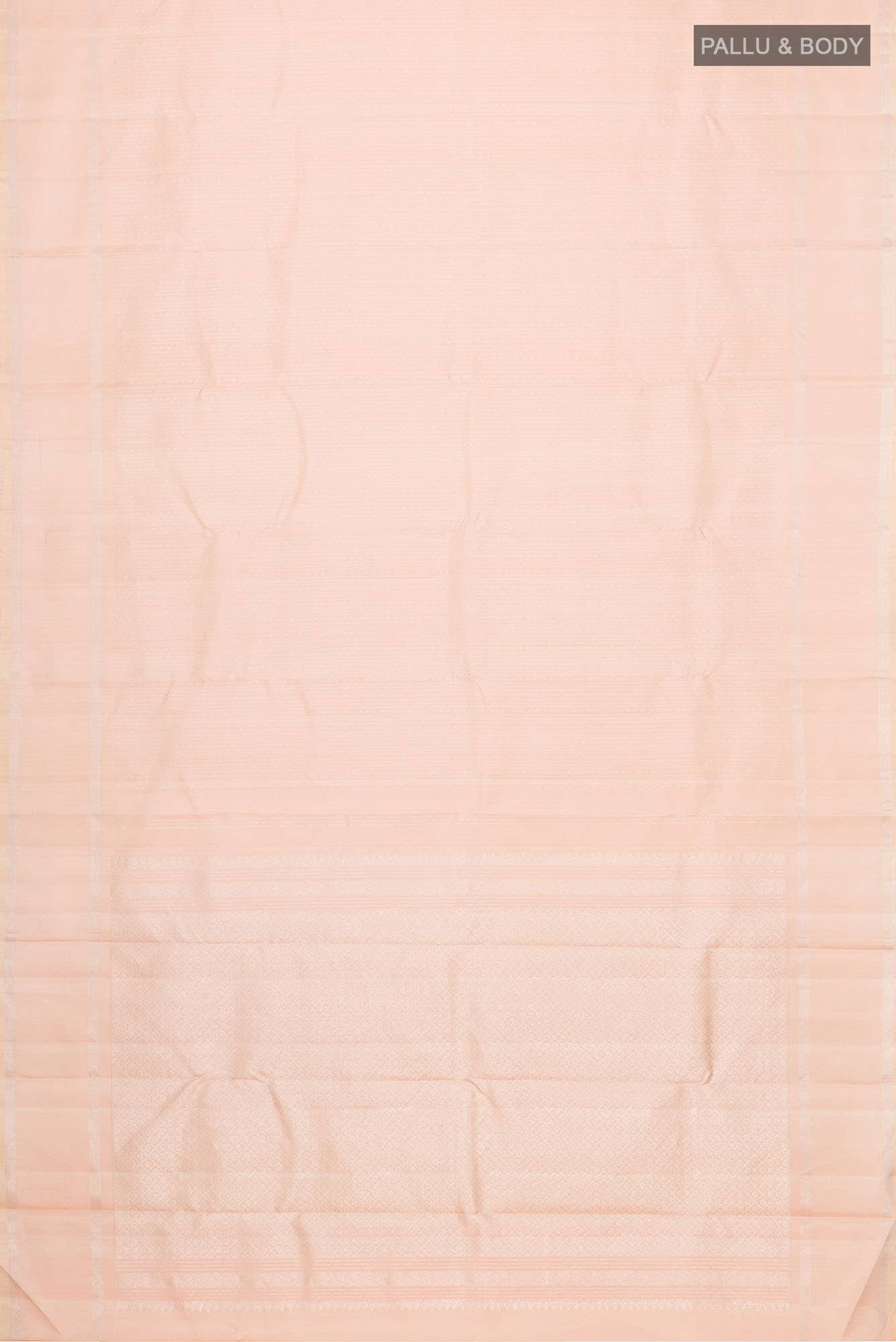 Peach Kanchipuram Silk Saree