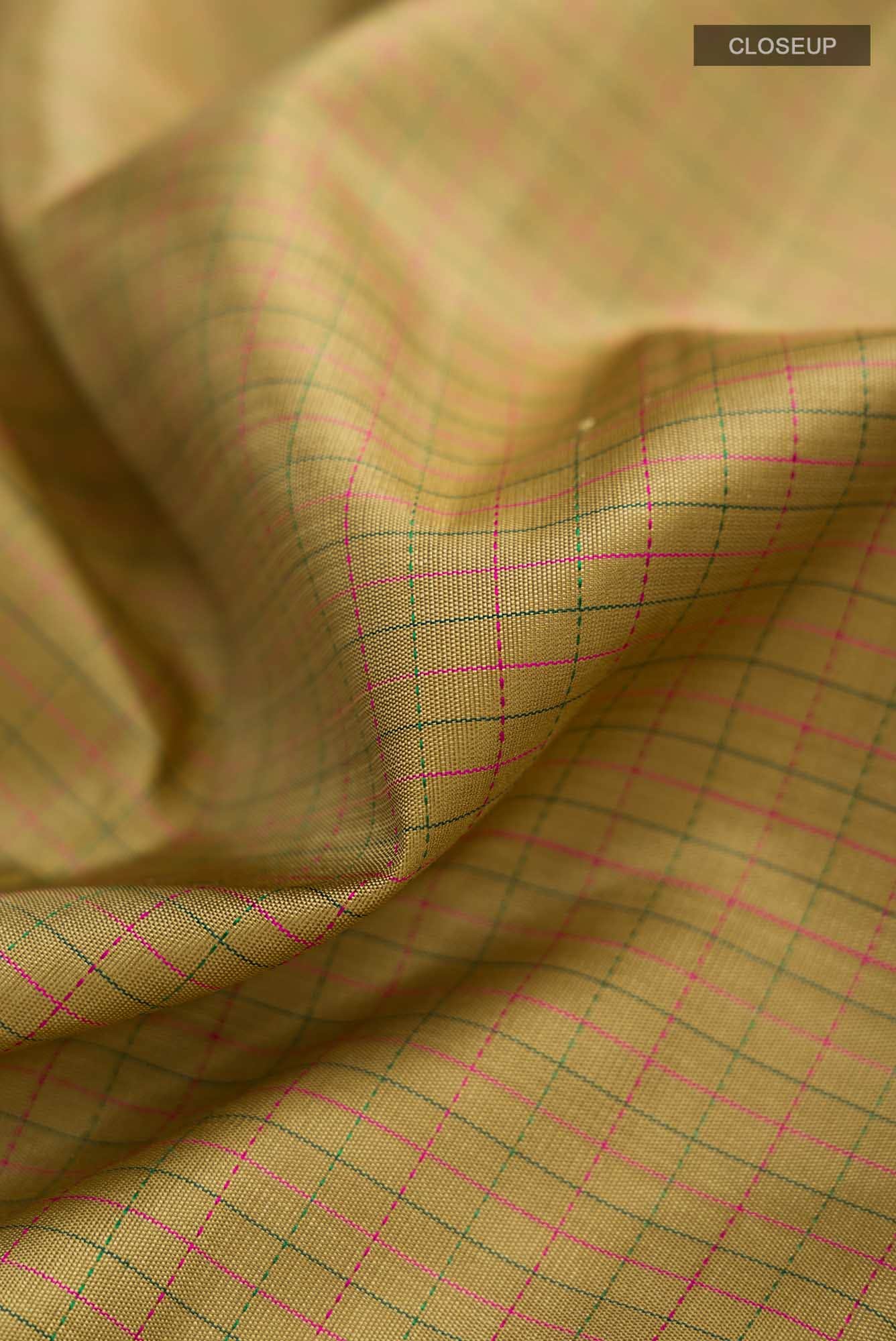 Brown Kanchipuram Silk Saree