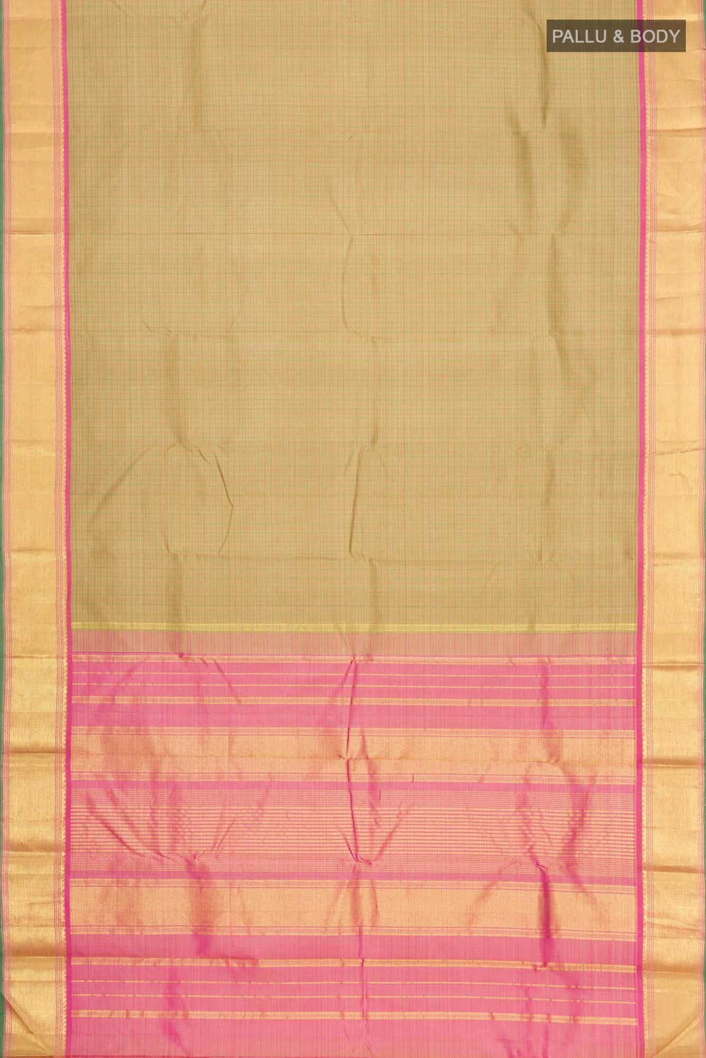 Brown Kanchipuram Silk Saree