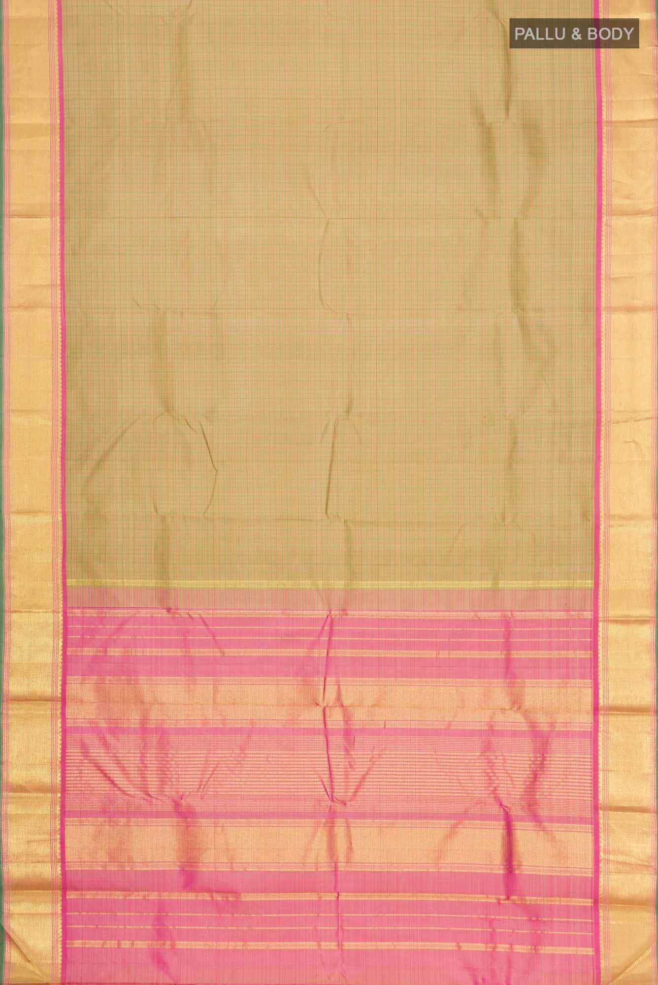 Brown Kanchipuram Silk Saree