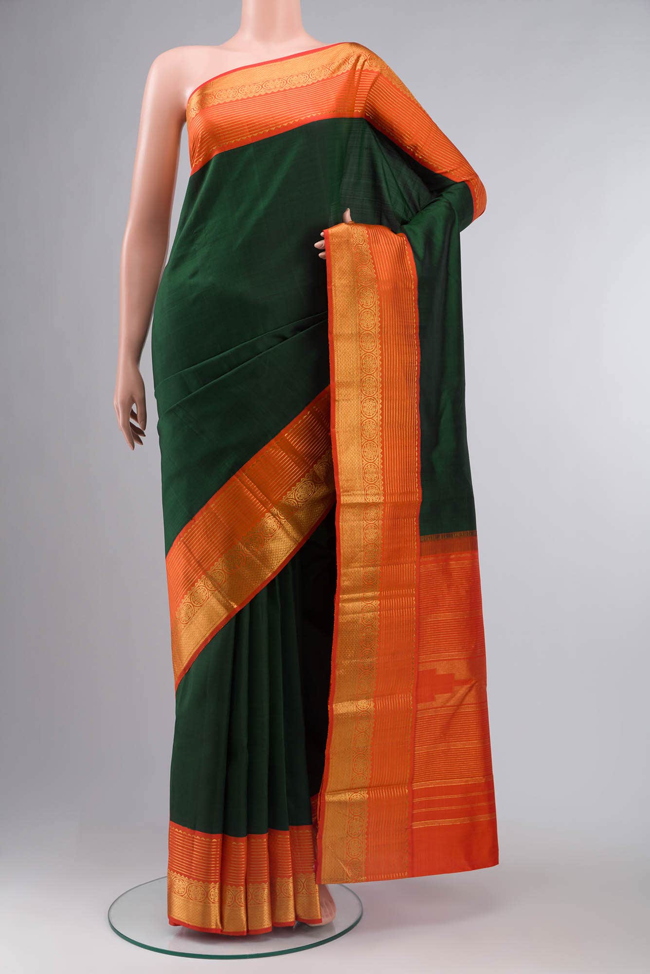 Green Kanchipuram Silk Saree