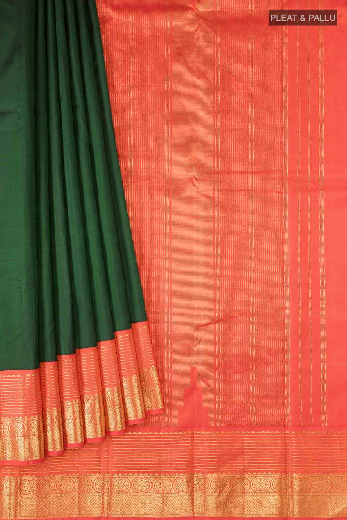 Green Kanchipuram Silk Saree