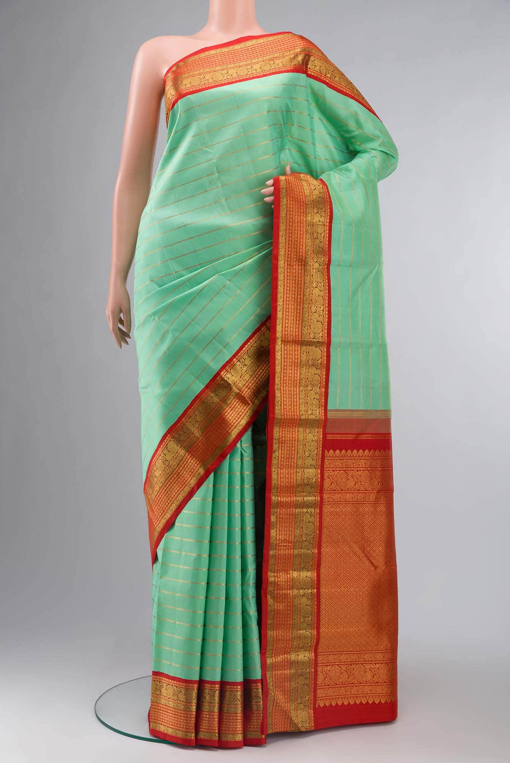 Green Kanchipuram Silk Saree