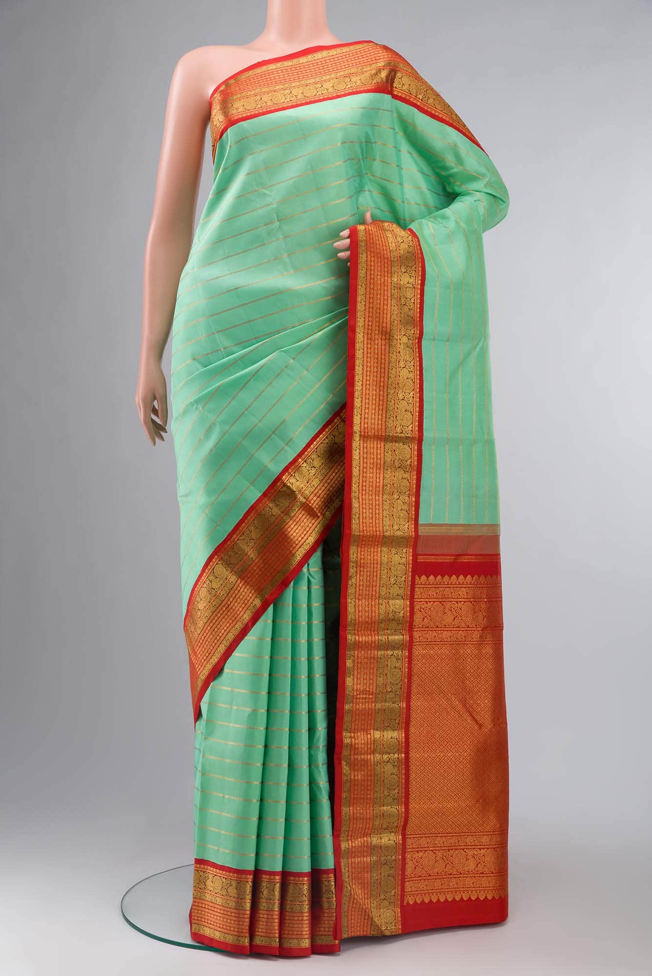 Green Kanchipuram Silk Saree