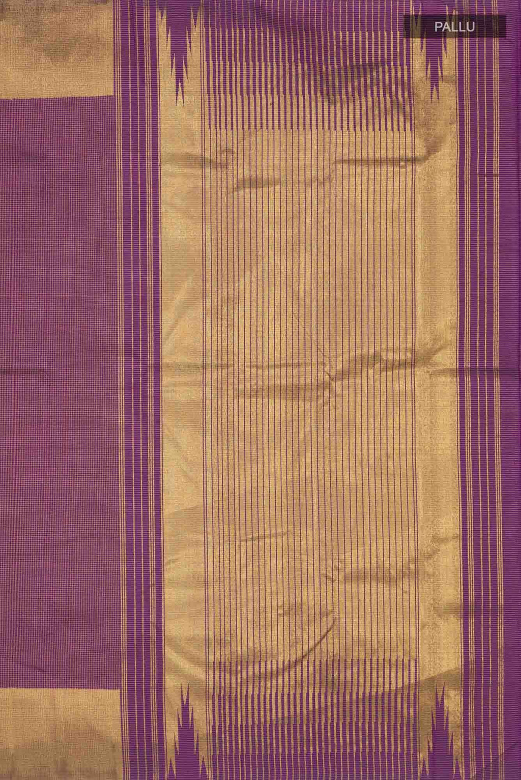 Purple Kanchipuram Silk Saree