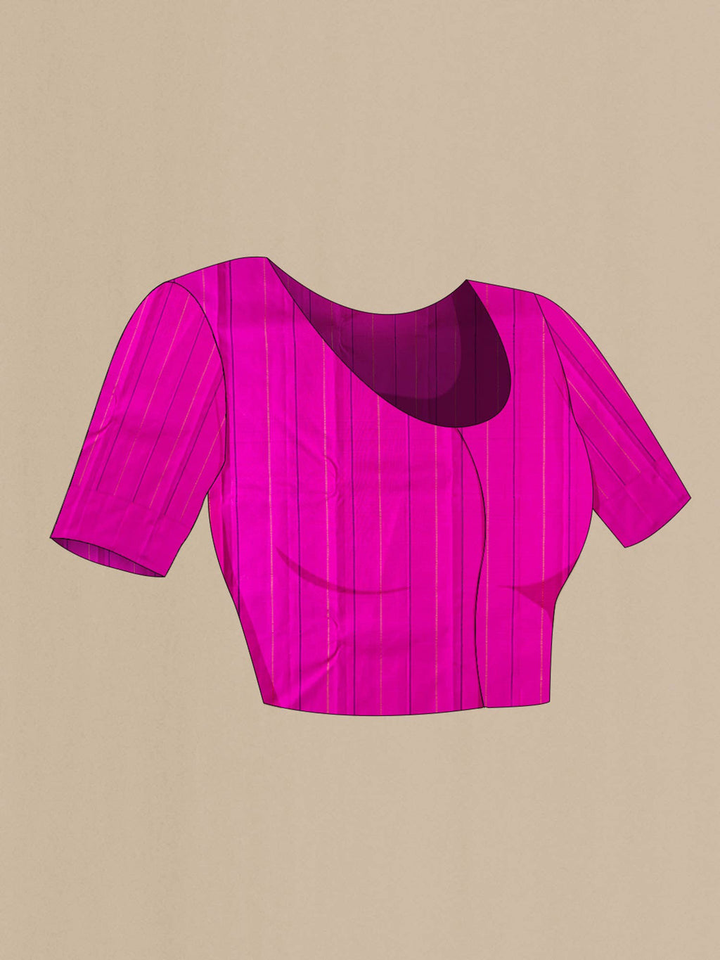 Navy Blue Kanchipuram Silk Saree