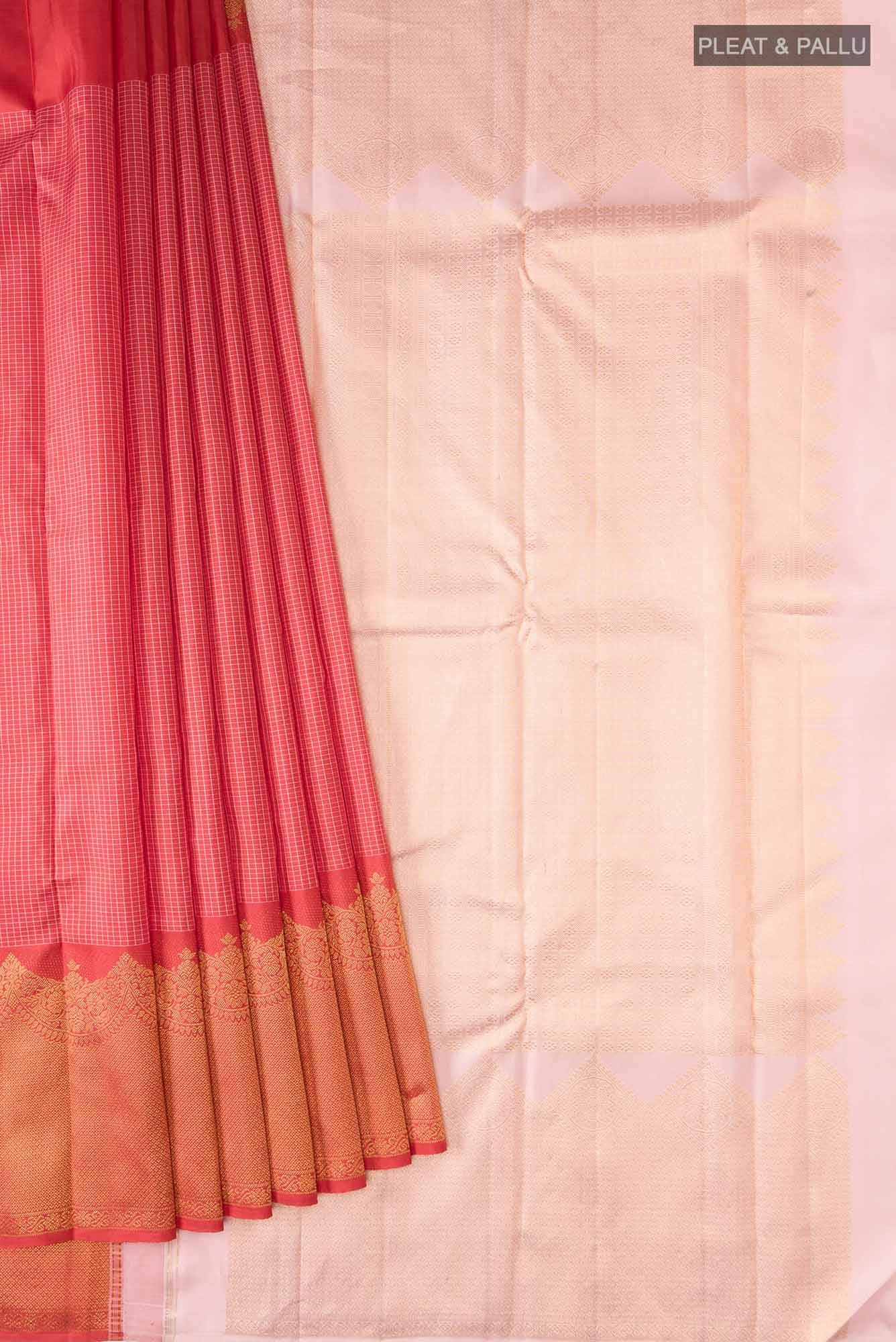 Red Kanchipuram Silk Saree