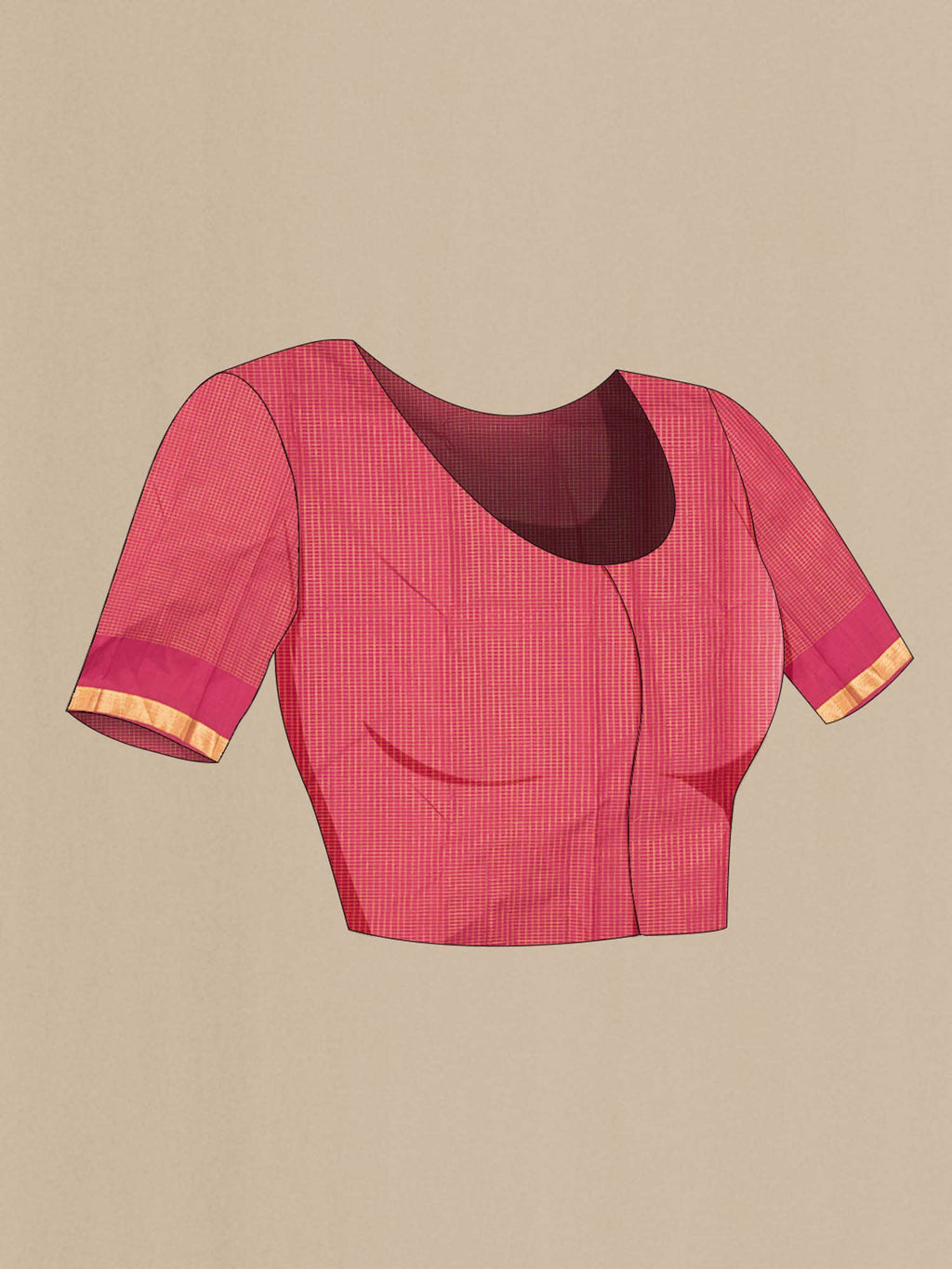 Purple Kanchipuram Silk Saree