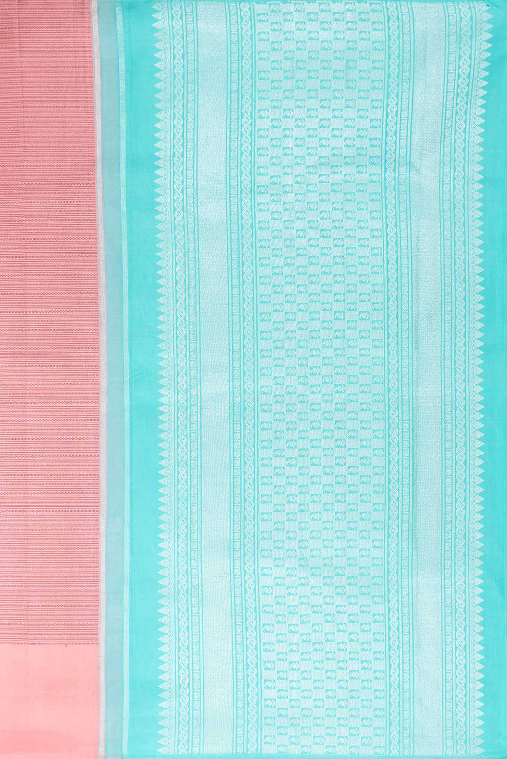 Pure Silk Pure Zari Pink Kanchipuram Saree