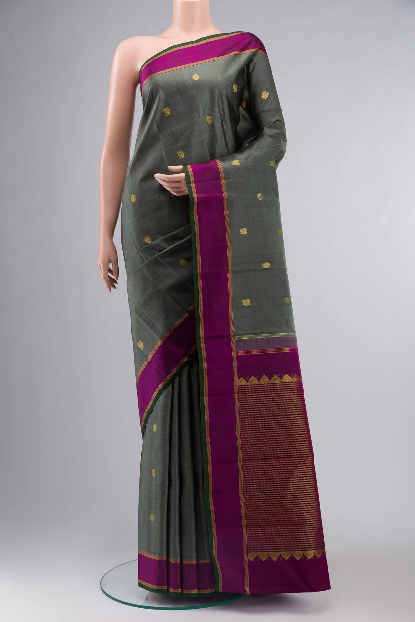Green Kanchipuram Silk Saree