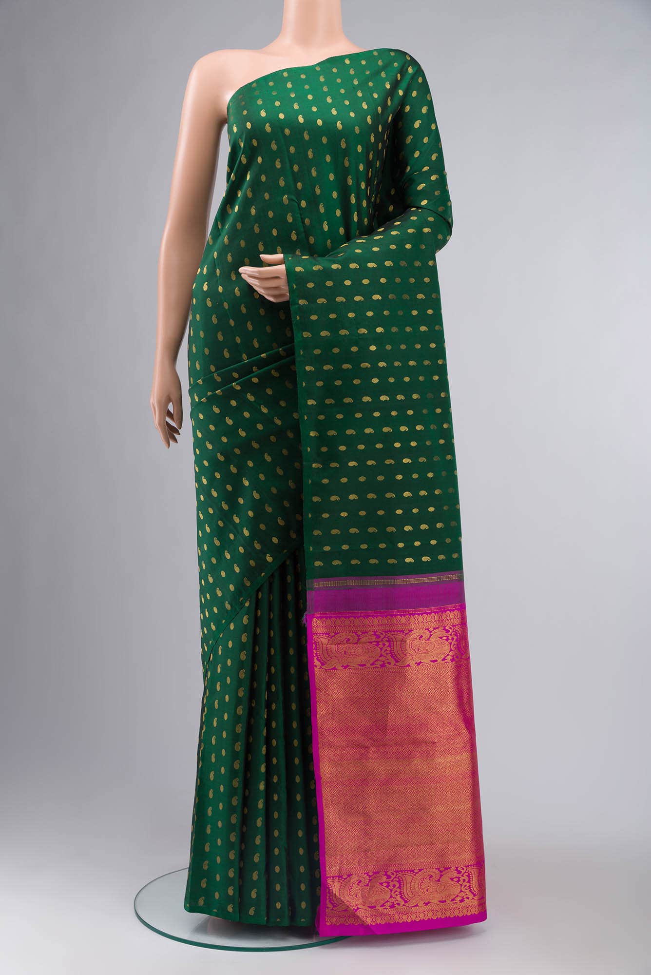 Green Kanchipuram Silk Saree