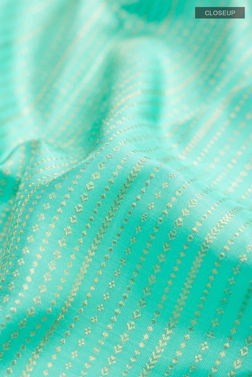 Sea Green Kanchipuram Silk Saree