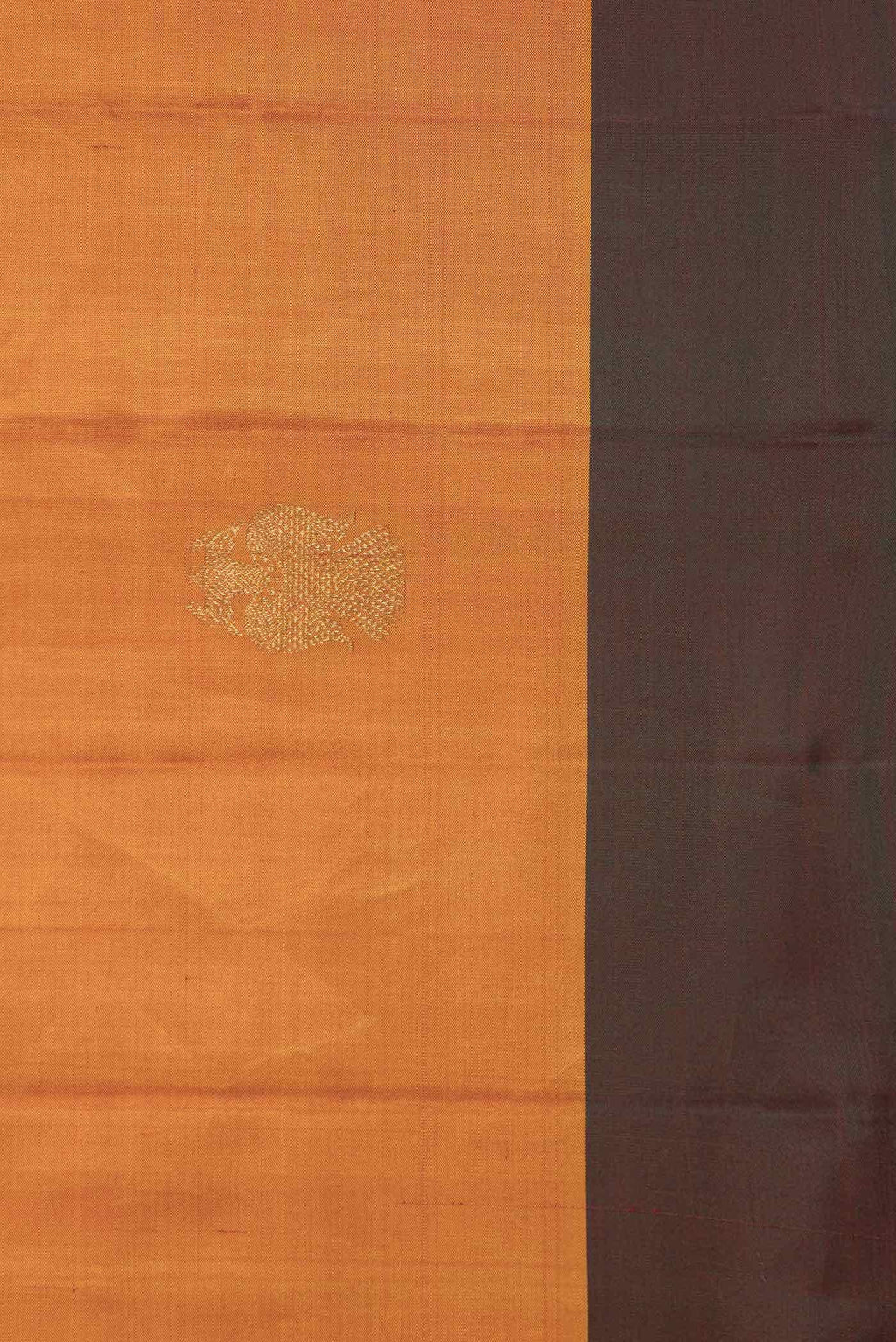 Mustard Dual Tone Kanchipuram Silk Saree
