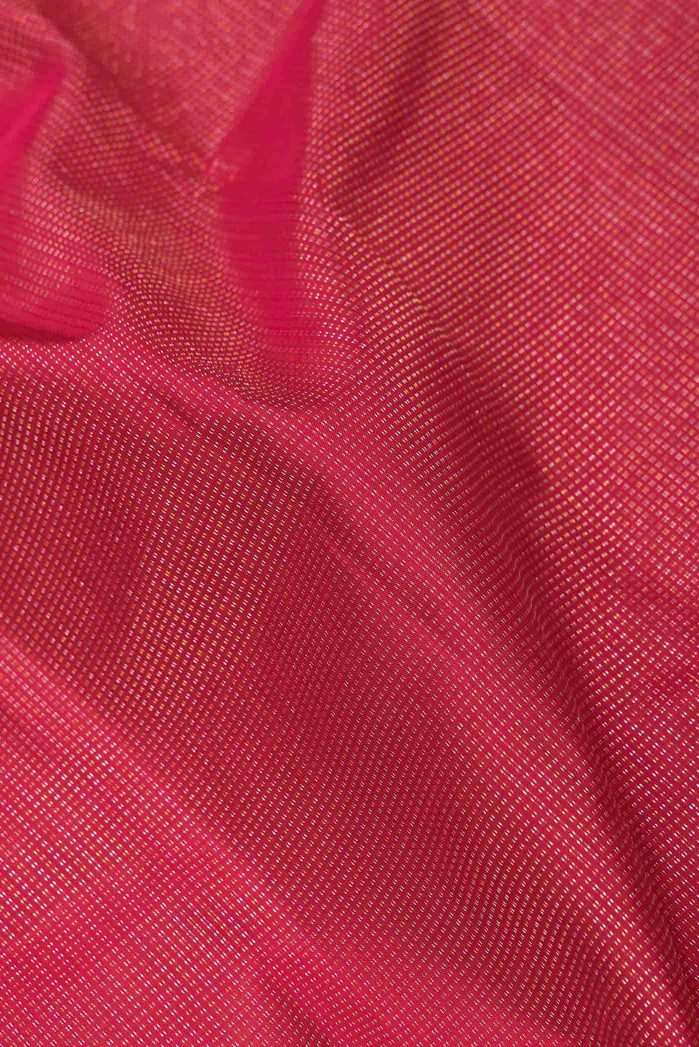 Red Dual Tone Kanchipuram Silk Saree