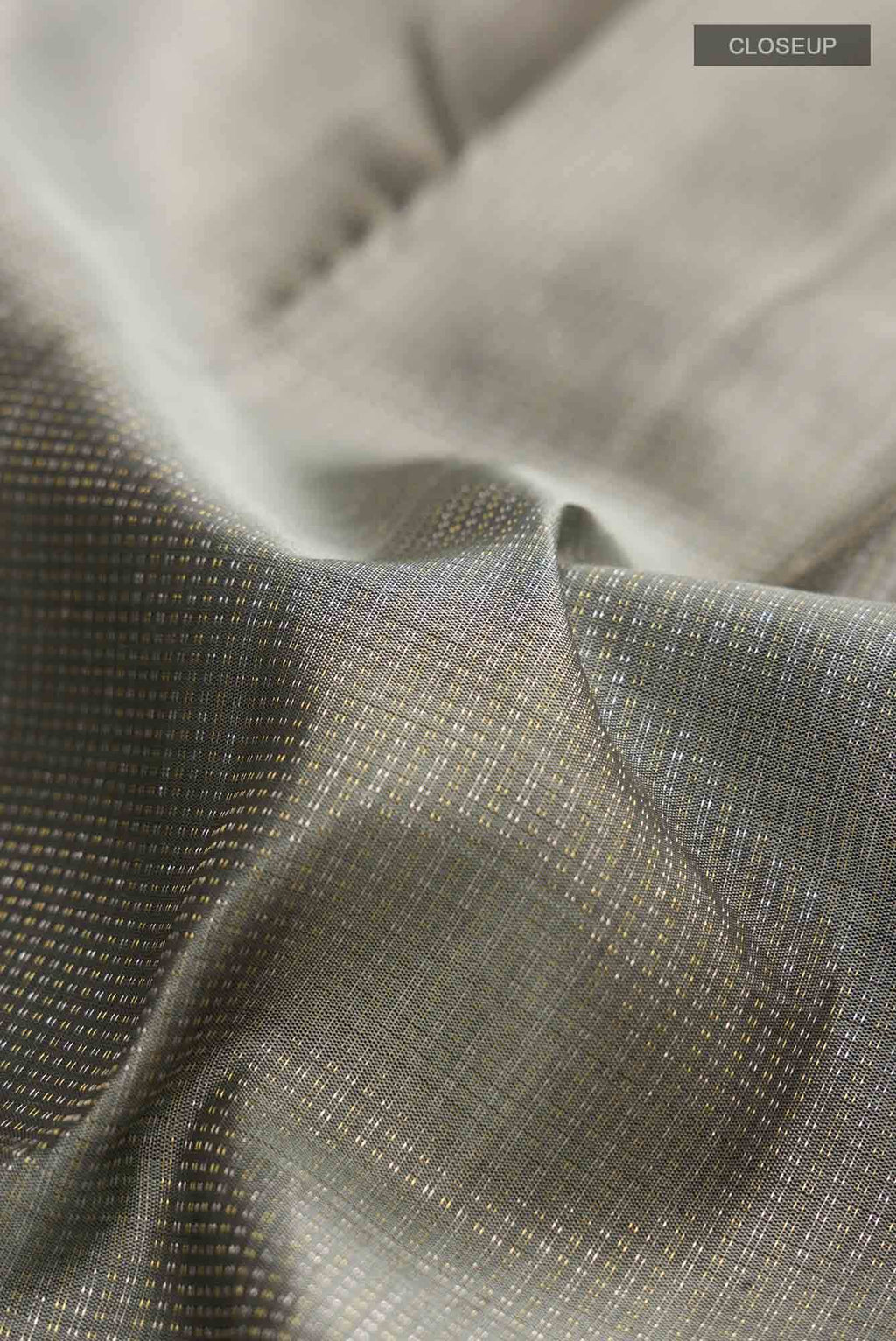 Grey Kanchipuram Silk Saree