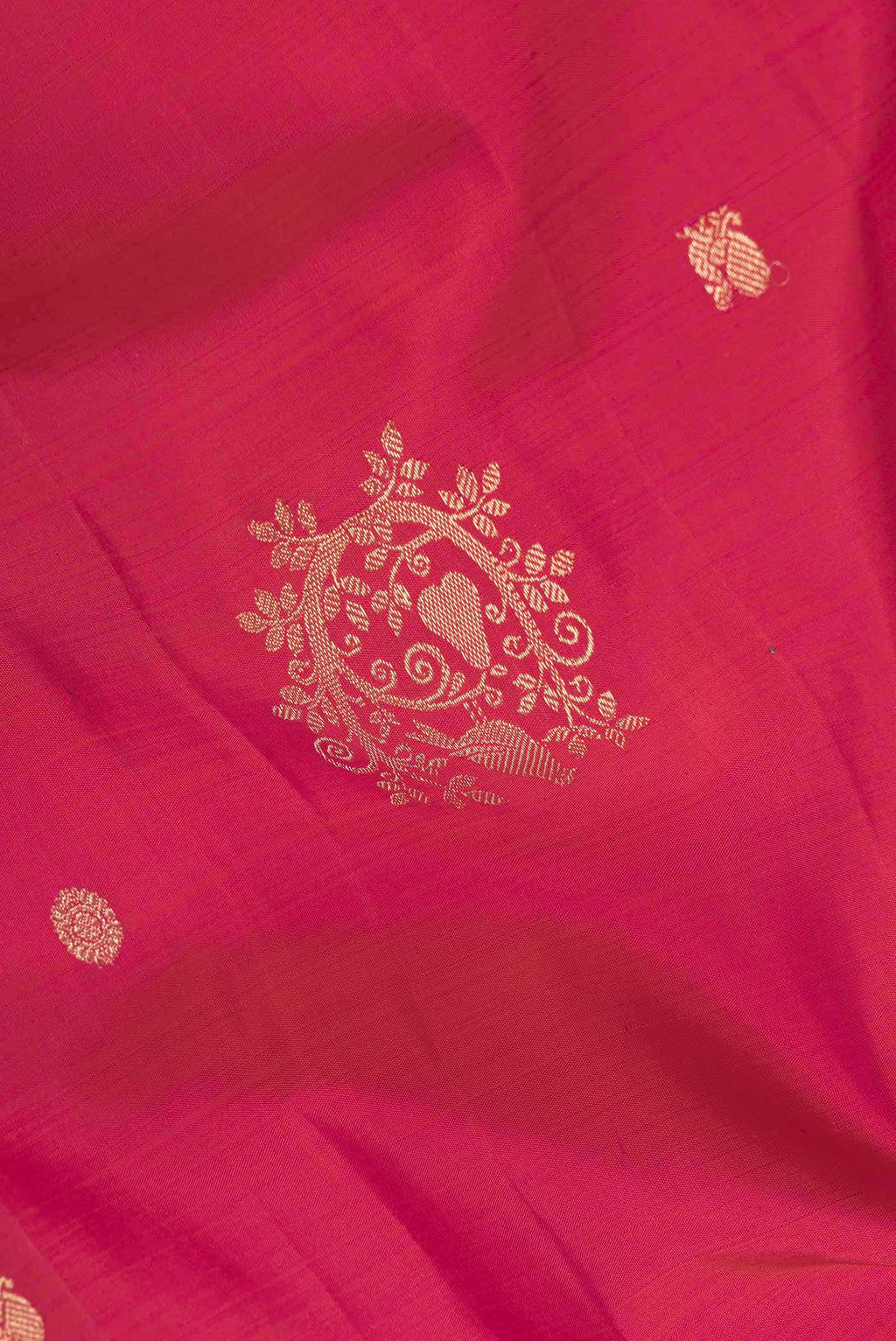 Pink Dual Tone Kanchipuram Silk Saree