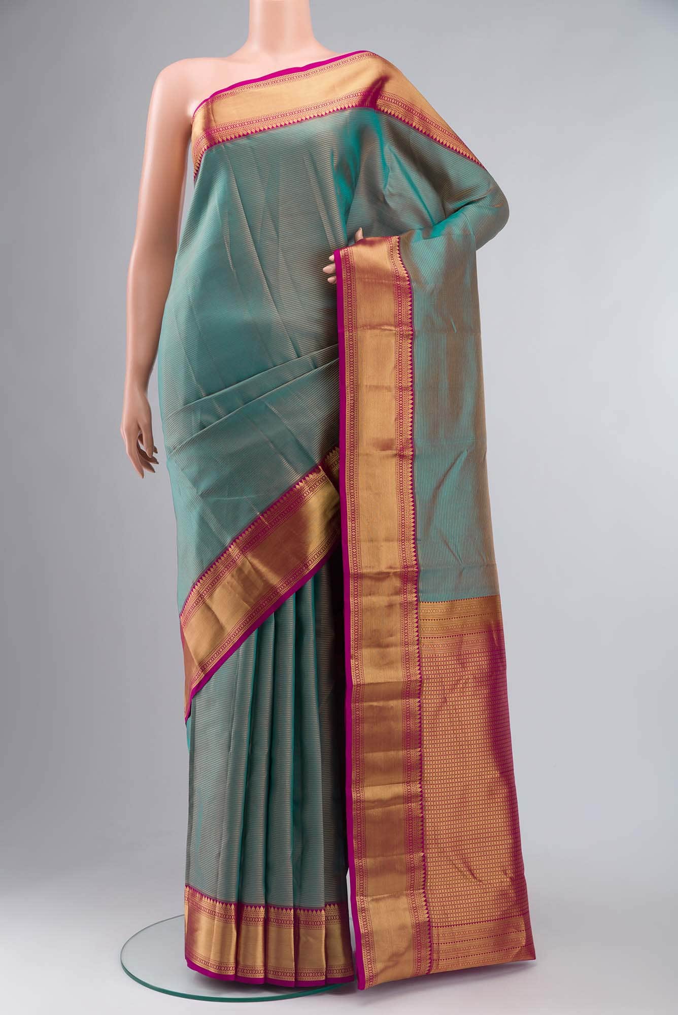 Green Kanchipuram Silk Saree