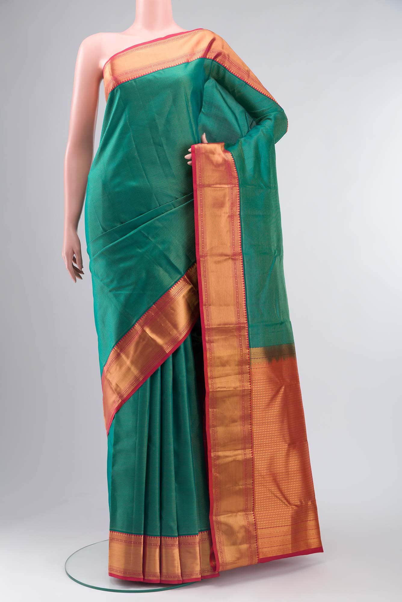 Green Kanchipuram Silk Saree