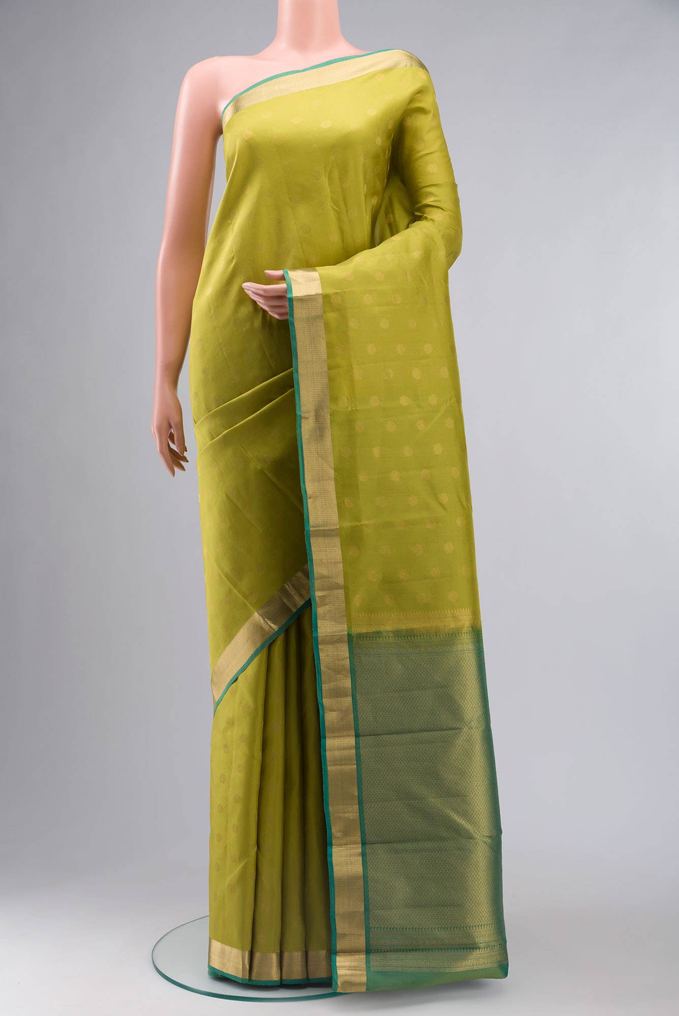 Green Kanchipuram Silk Saree