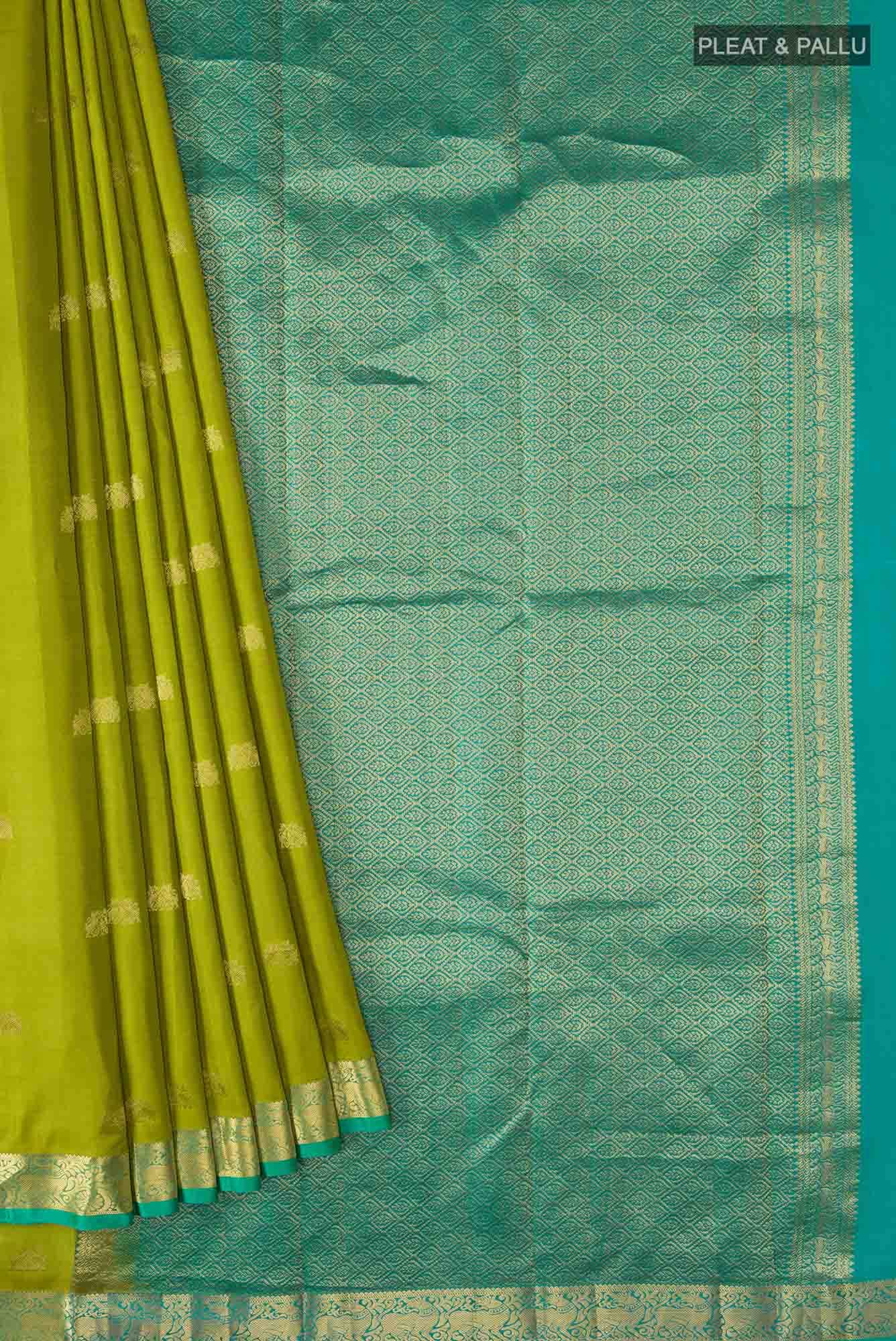 Green Kanchipuram Silk Saree