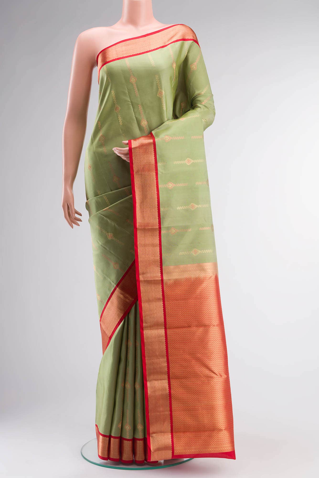 Green Kanchipuram Silk Saree