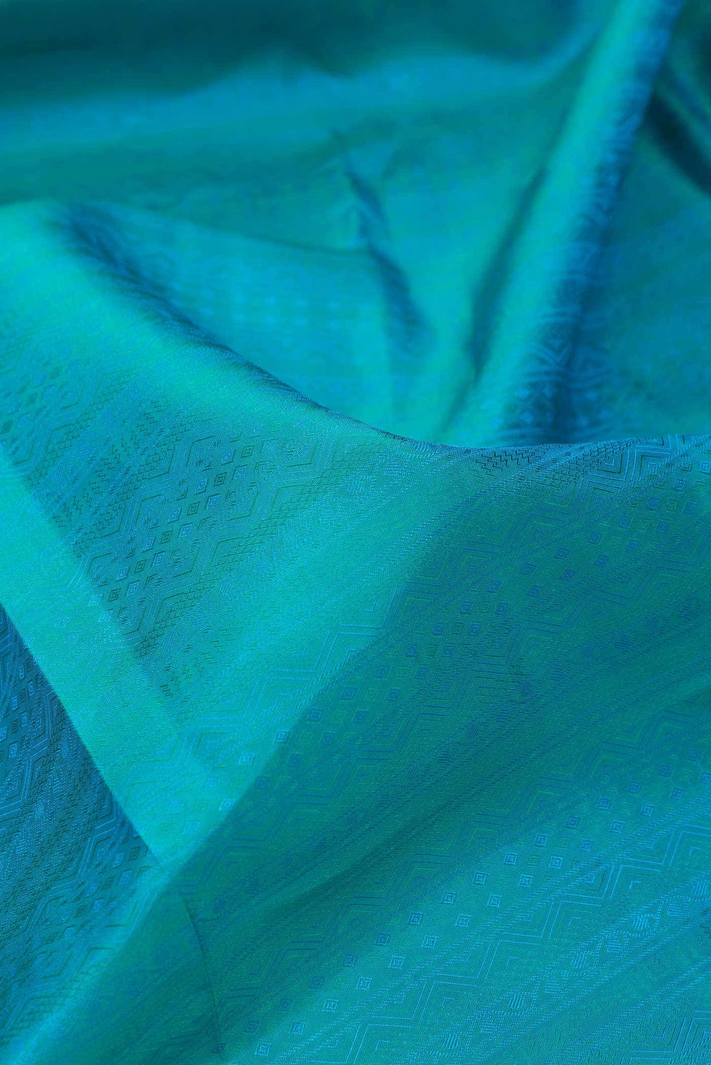 Green Dual Tone Kanchipuram Silk Saree