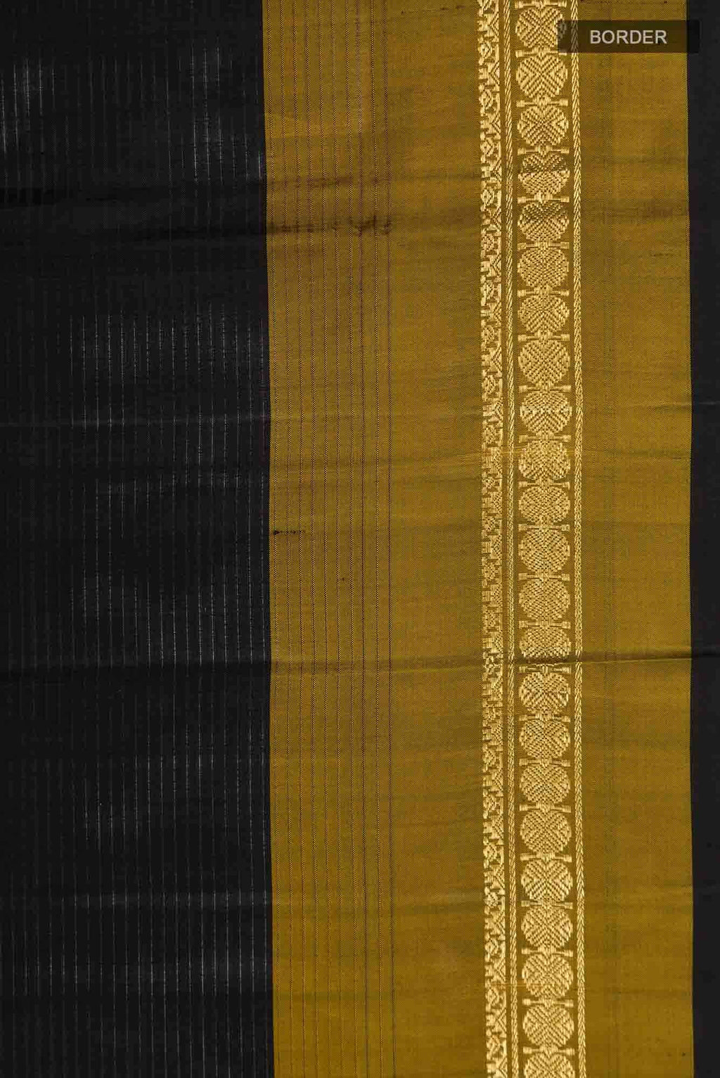 Black Kanchipuram Silk Saree