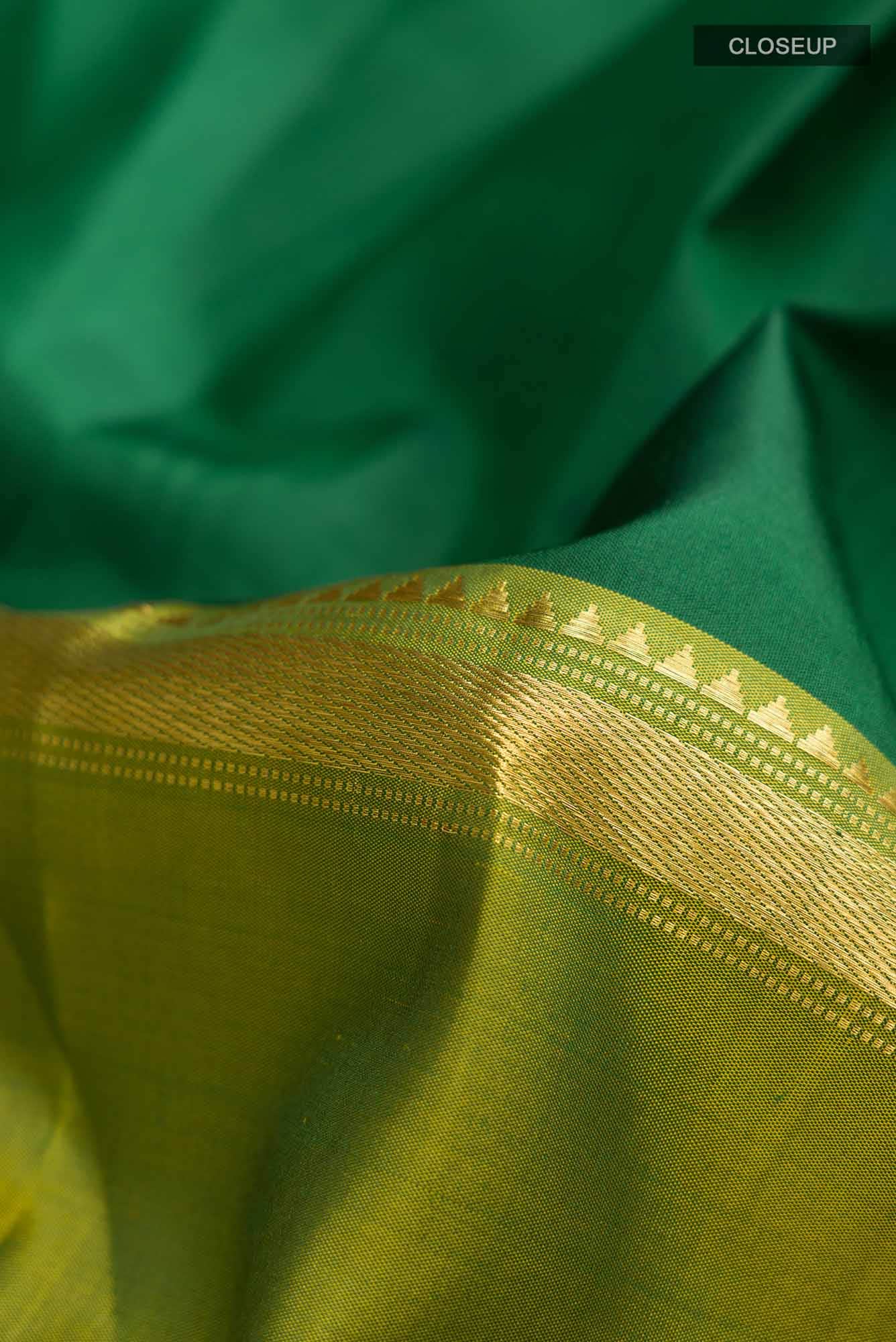 Green Kanchipuram Silk Saree