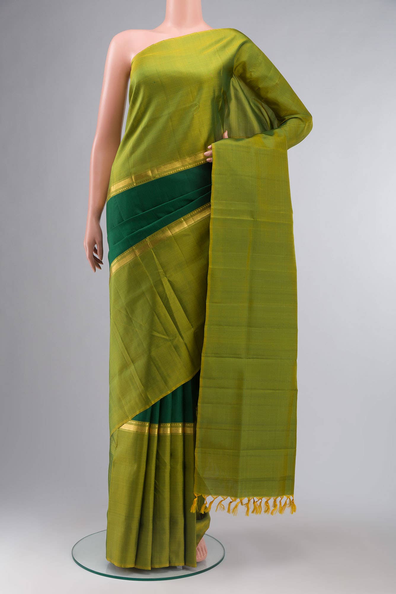 Green Kanchipuram Silk Saree