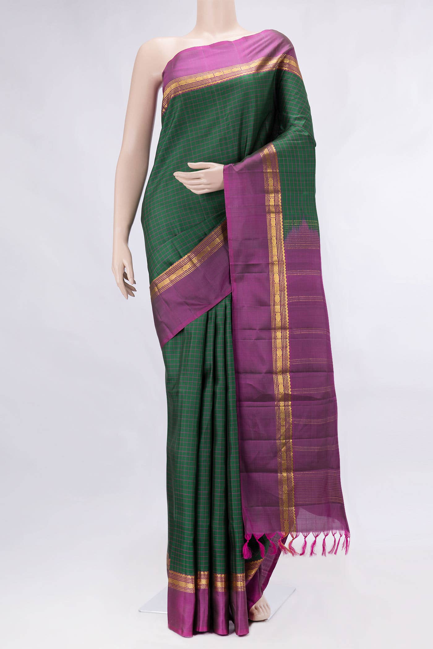 Green Kanchipuram Silk Saree