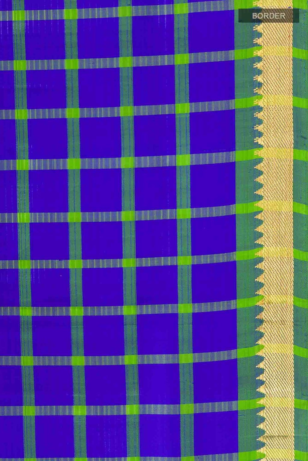 Royal Blue Kanchipuram Silk Saree