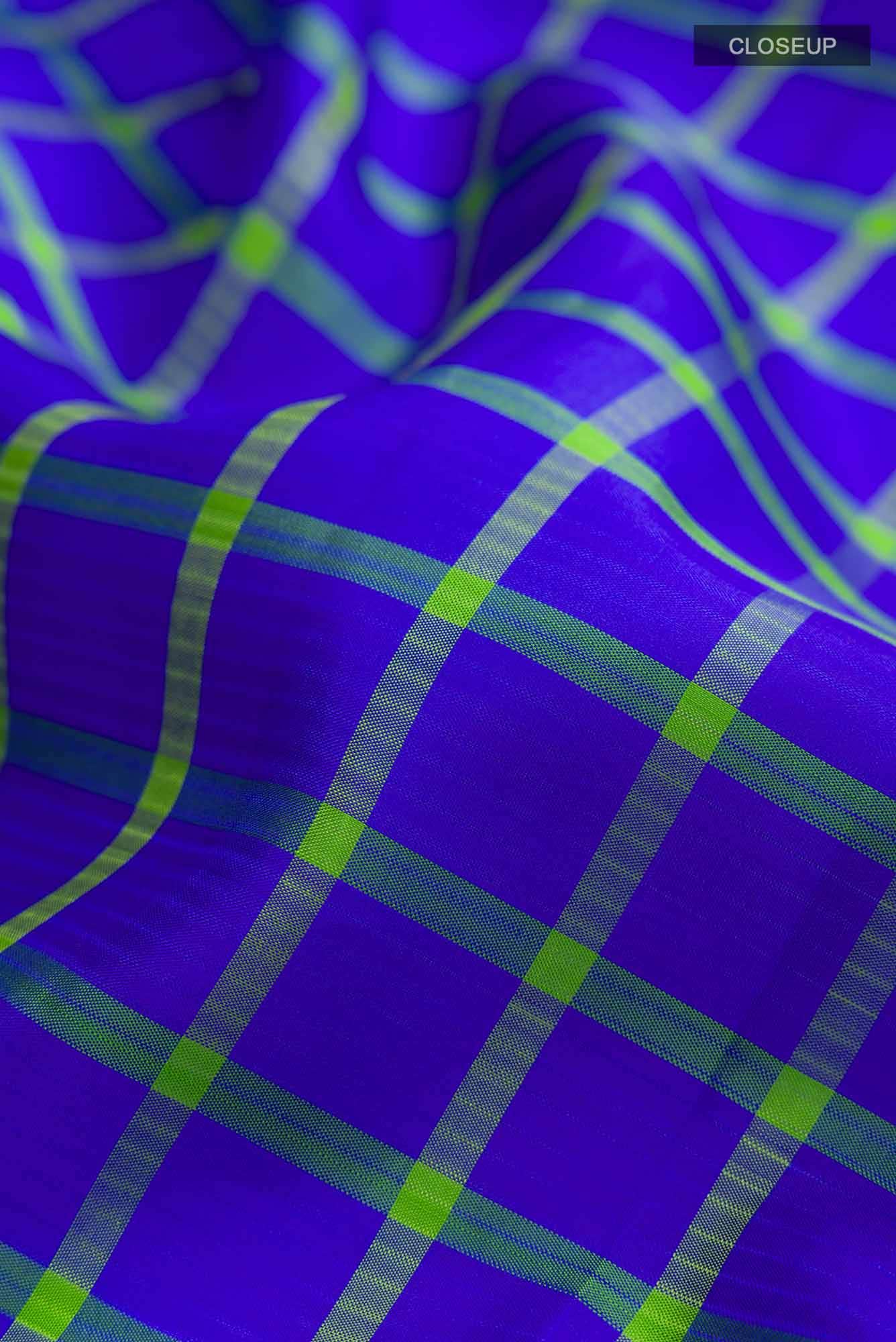 Royal Blue Kanchipuram Silk Saree